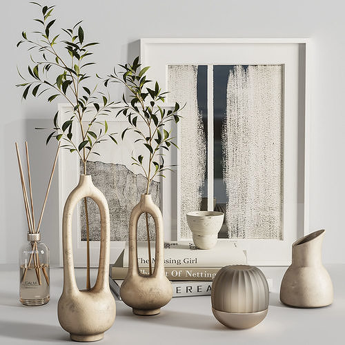 Decorative set033 3D model