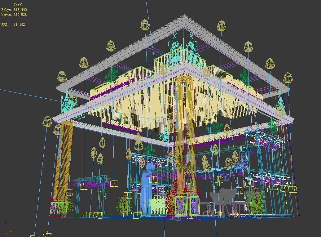 Showroom - Area -6X6-3DMAX2009-011 3D model_2