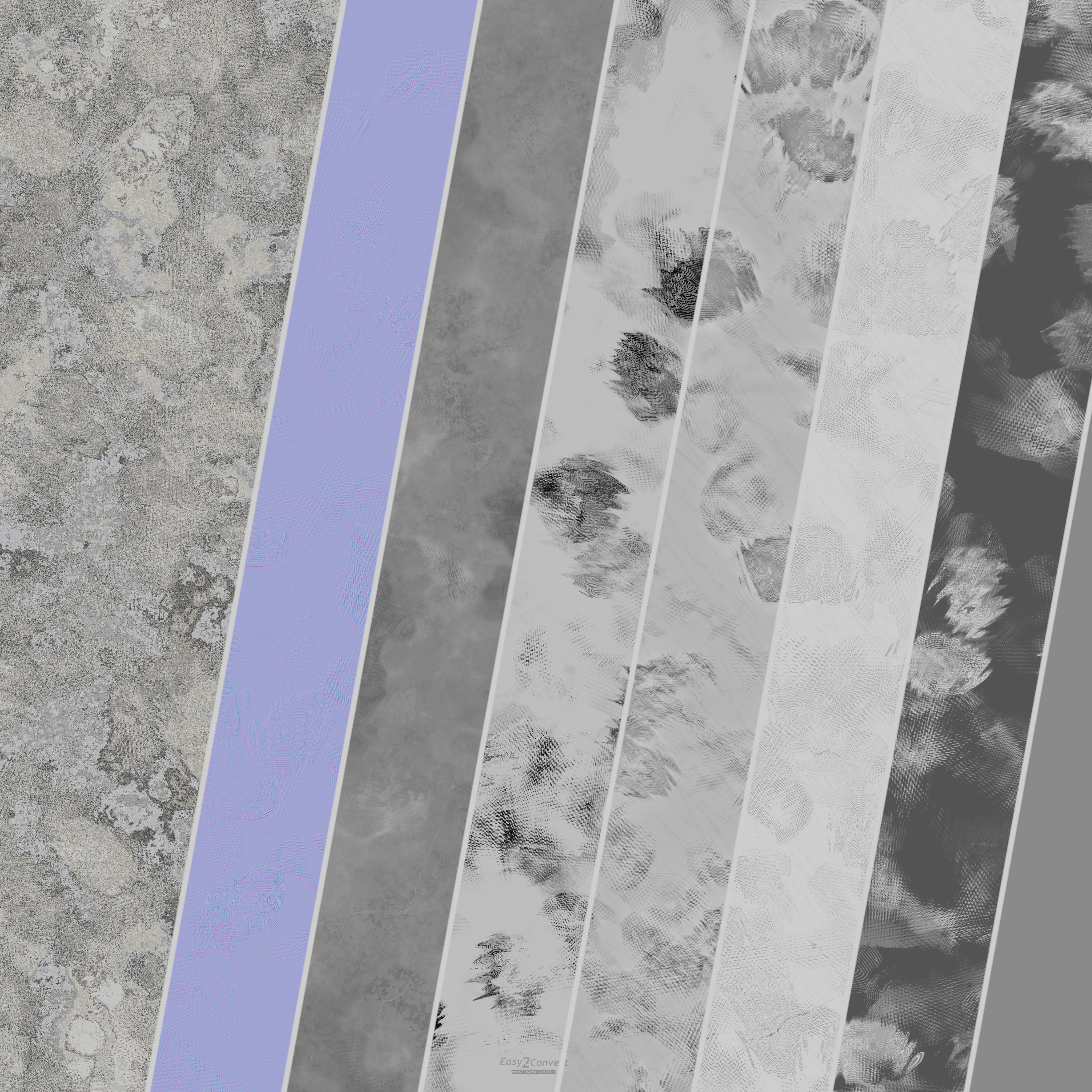 Patina Materials 15-16 - PBR - Seamless - 4k - SBSAR Low-poly 3D model_3