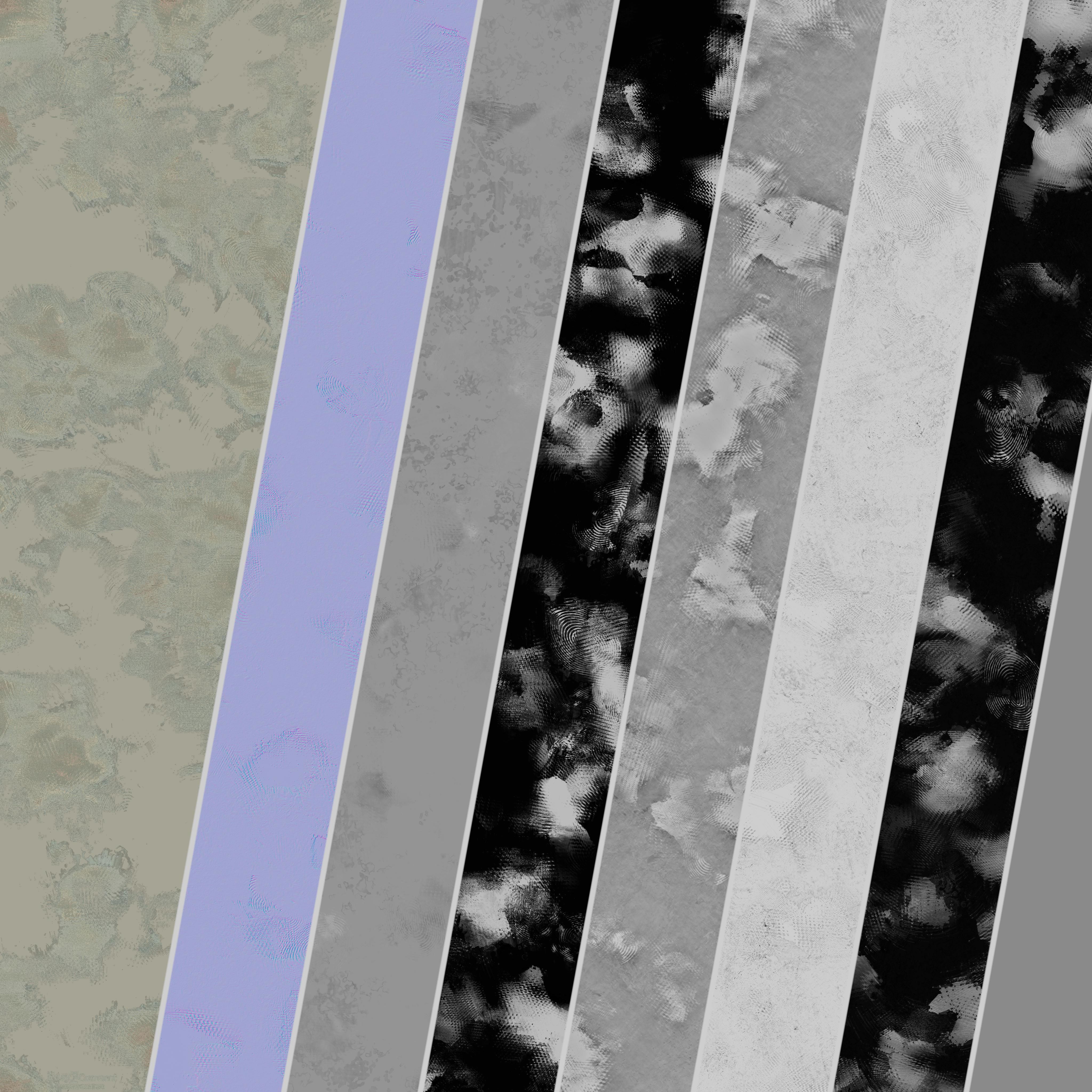 Patina Materials 19-20 - PBR - Seamless - 4k - SBSAR Texture_3