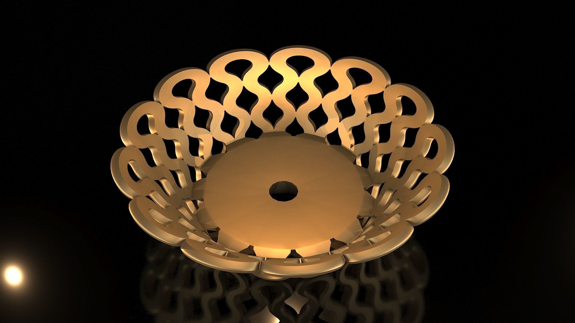 TEALIGHT HOLDER SOFT LINES 3D print model_4