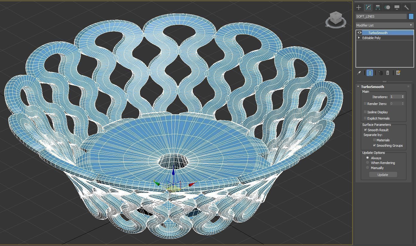 TEALIGHT HOLDER SOFT LINES 3D print model_10