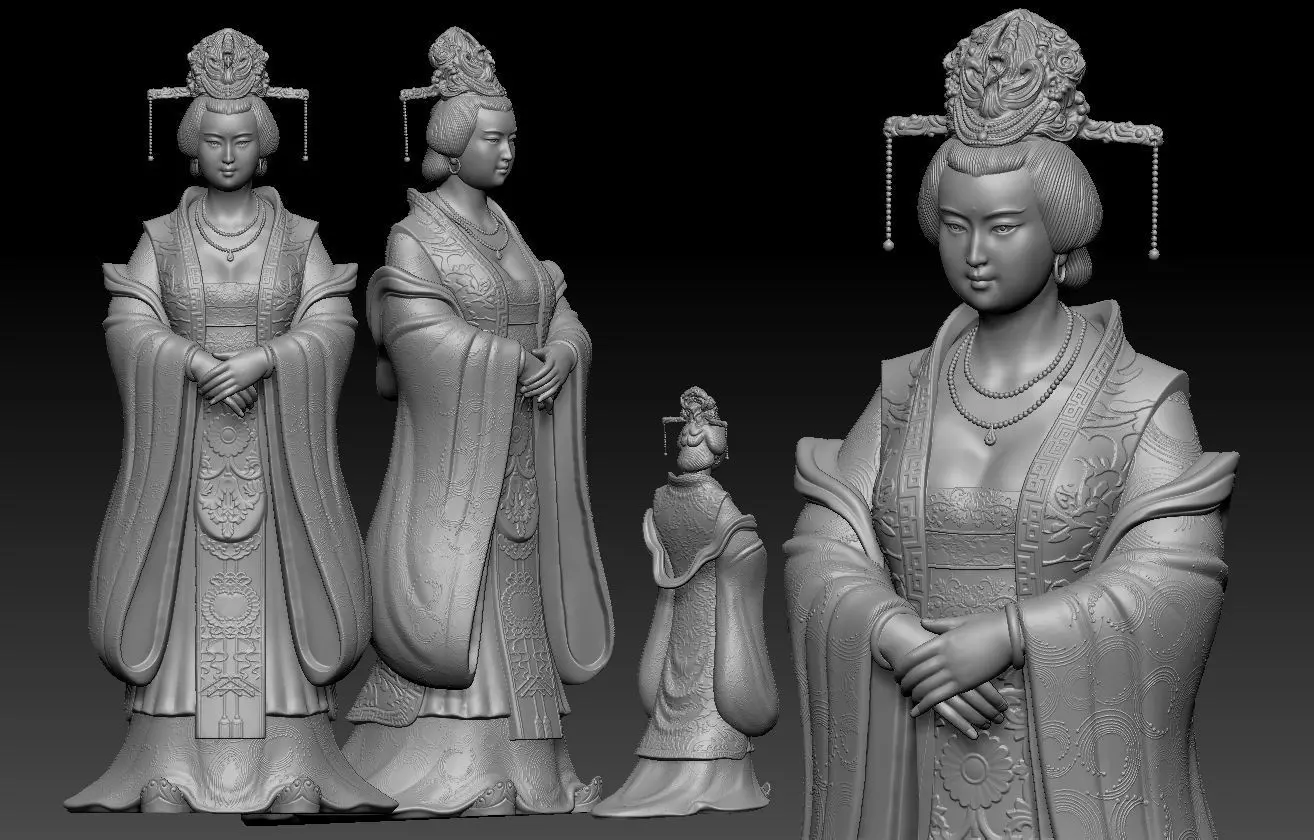 yang guifei 3D print model_0
