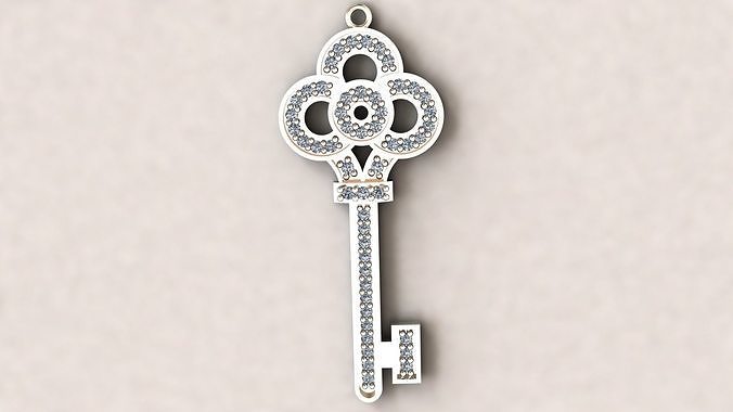 Key pendant 3D print model