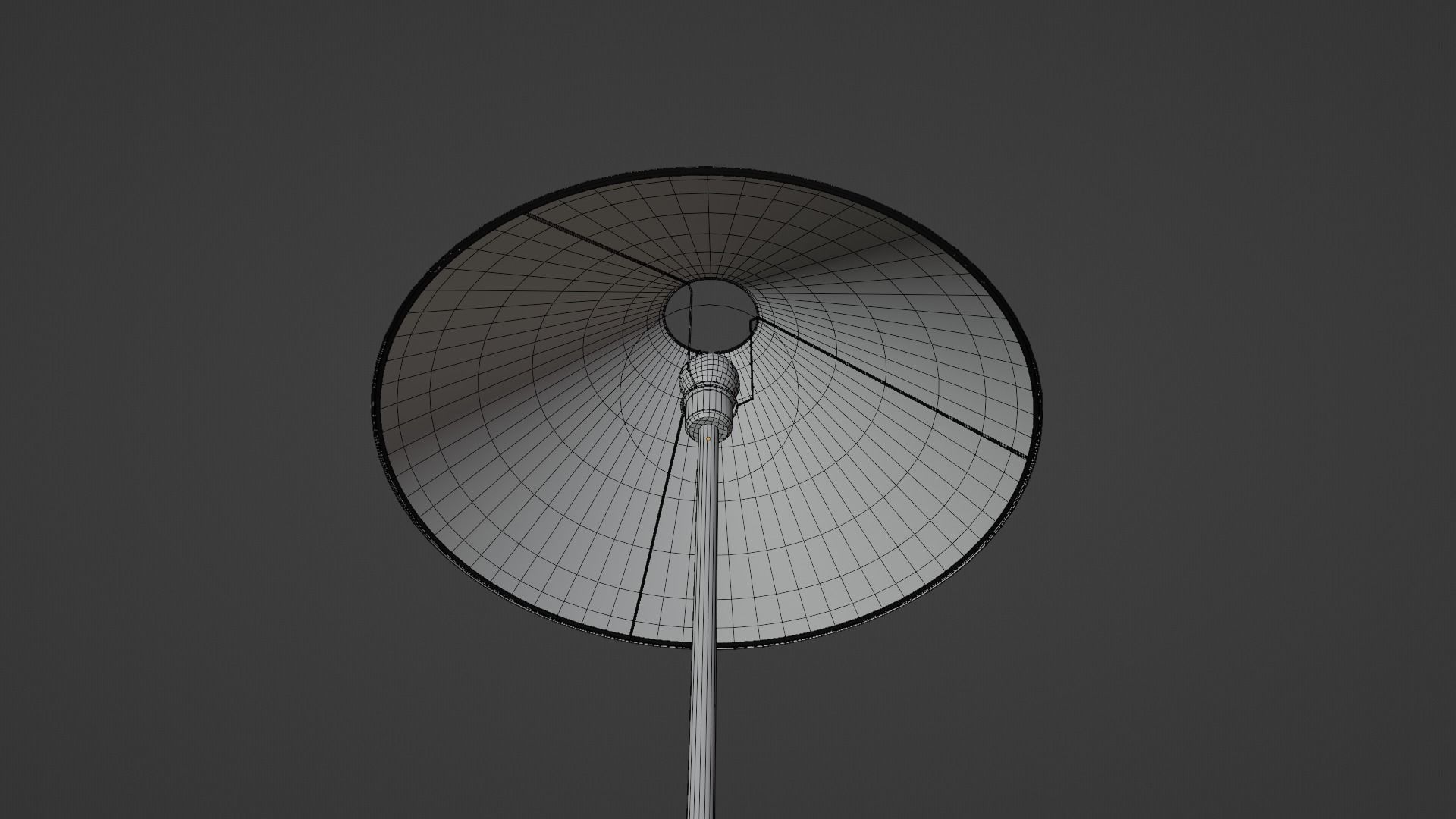 Floor Lamp Classic Low-poly 3D model_10