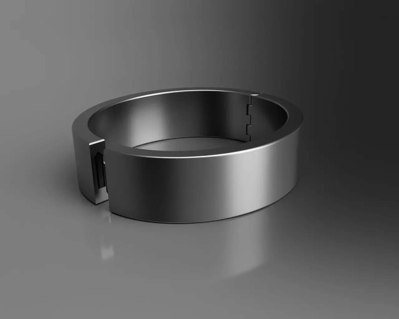 Basic Swedish style collar 3D print model_0