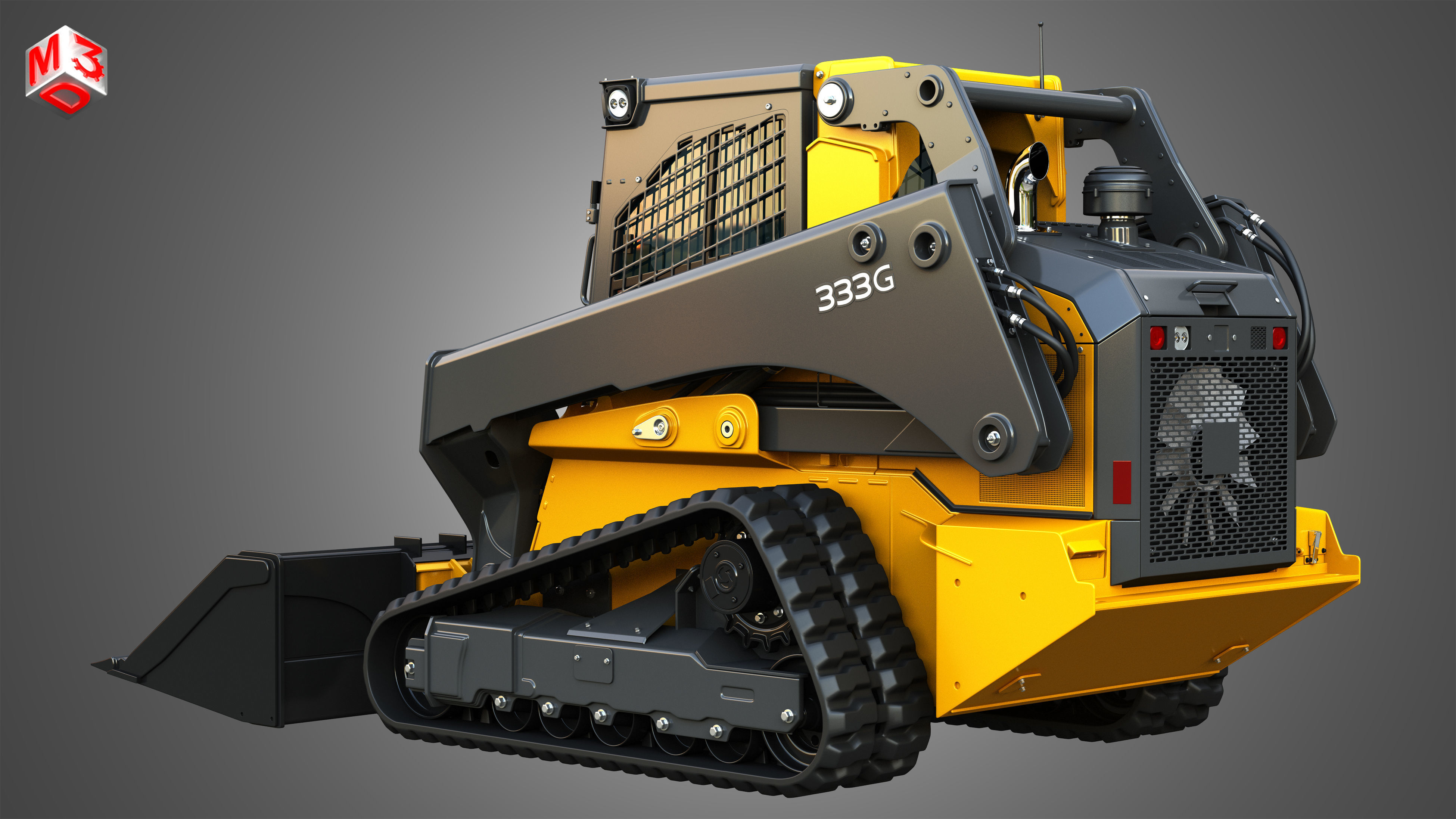 333G - 332G  Loaders  2 in 1 3D Model Collection_11