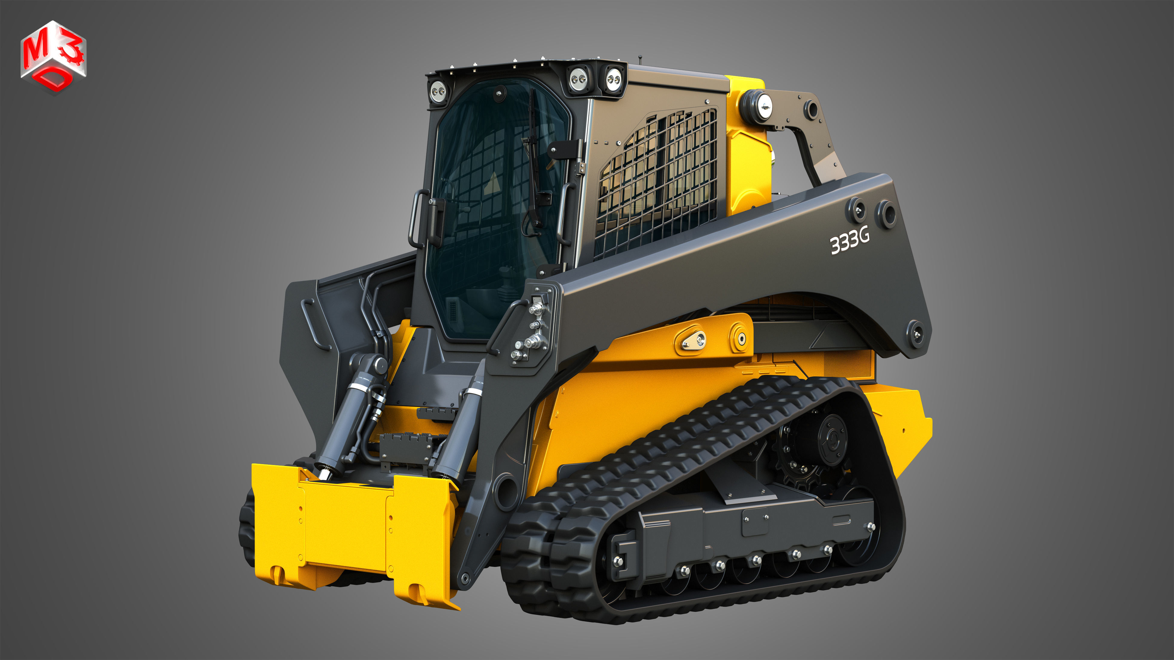 333G - 332G  Loaders  2 in 1 3D Model Collection_13