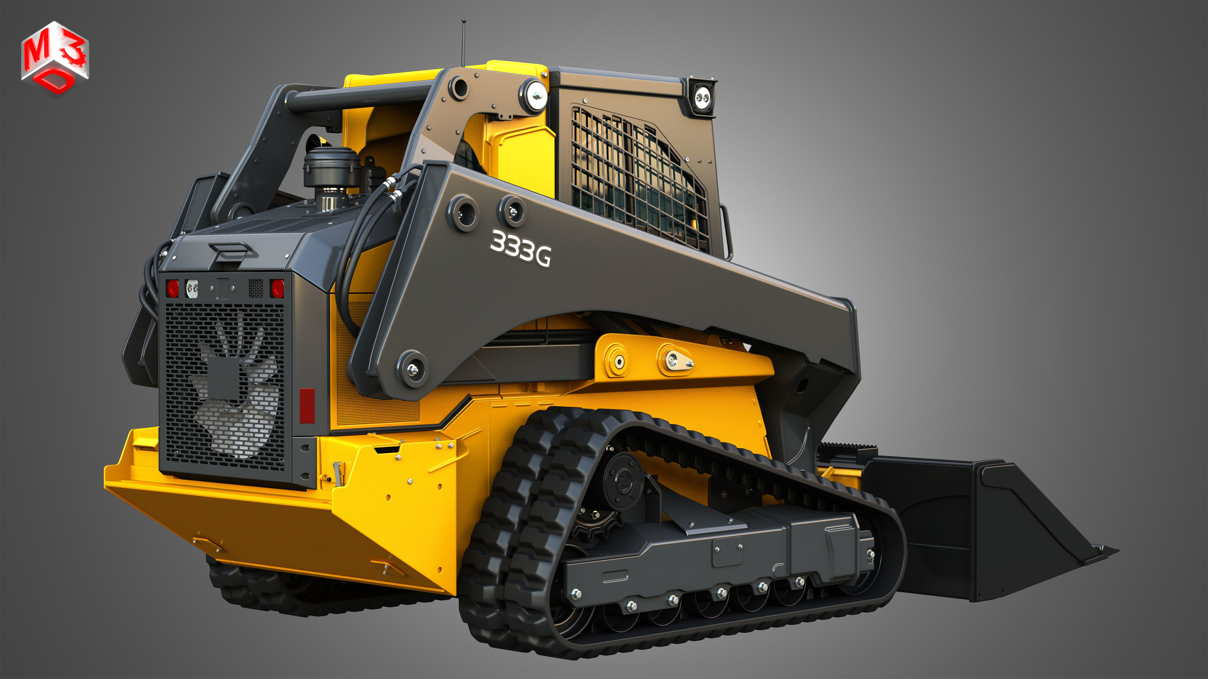 333G - 332G  Loaders  2 in 1 3D Model Collection_7