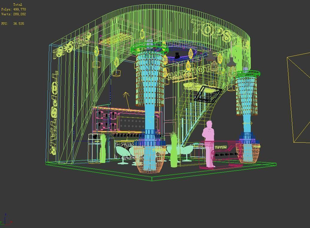 Showroom - Area -6X6-3DMAX2009-025 3D model_5