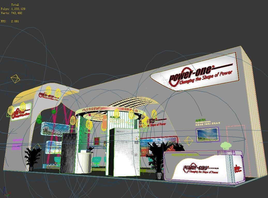 Showroom - Area - 15X6-3DMAX2009-029 3D model_3