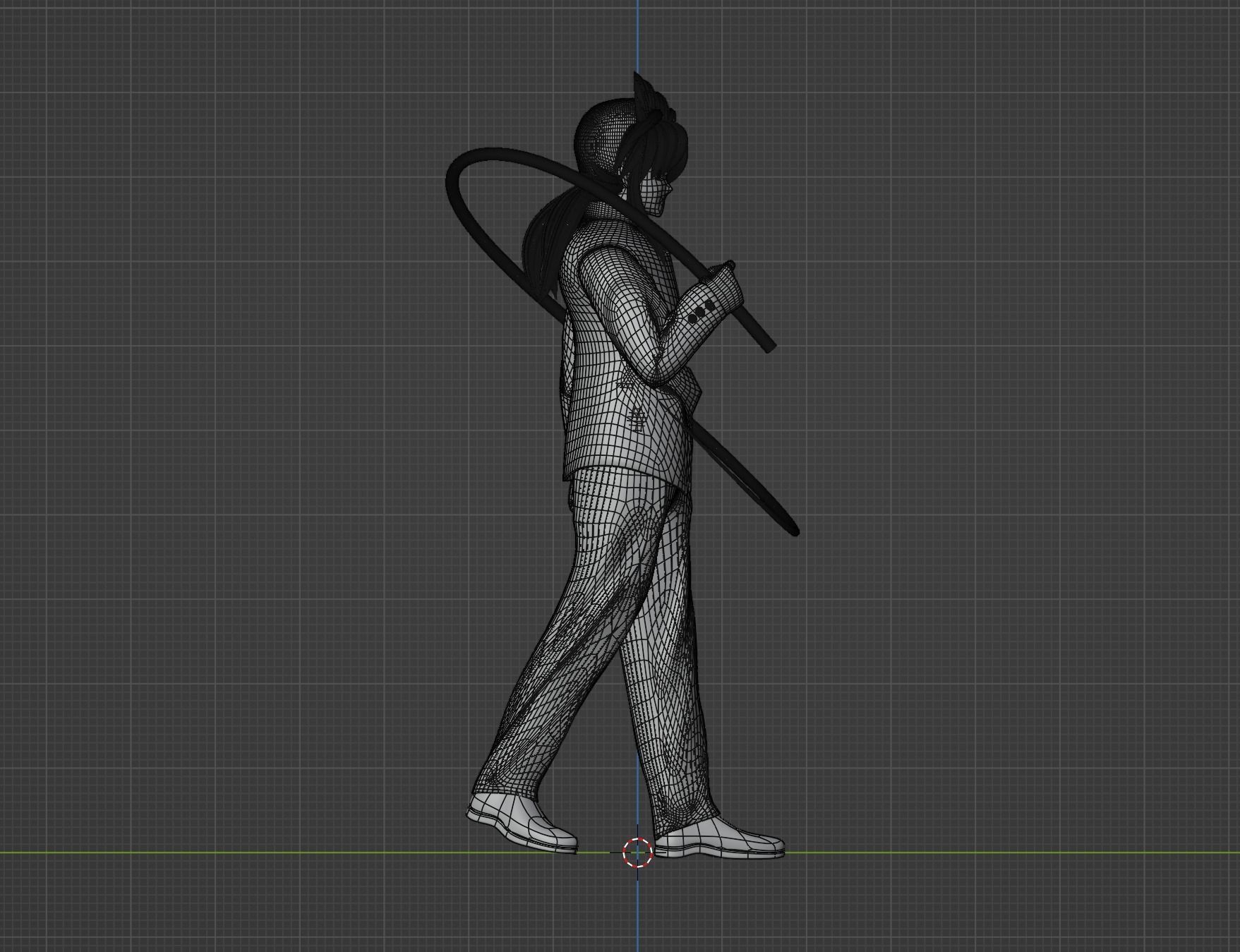 Kurama - YuYu Hakusho 3D model_13