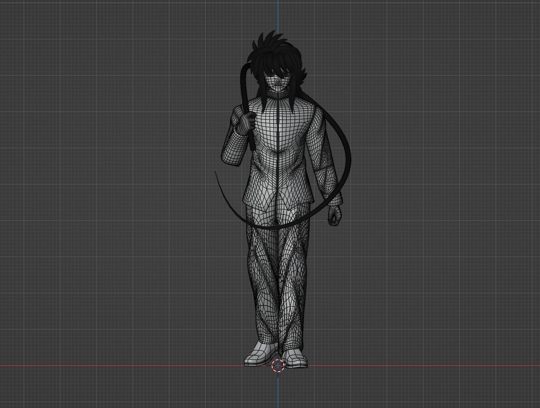 Kurama - YuYu Hakusho 3D model_10