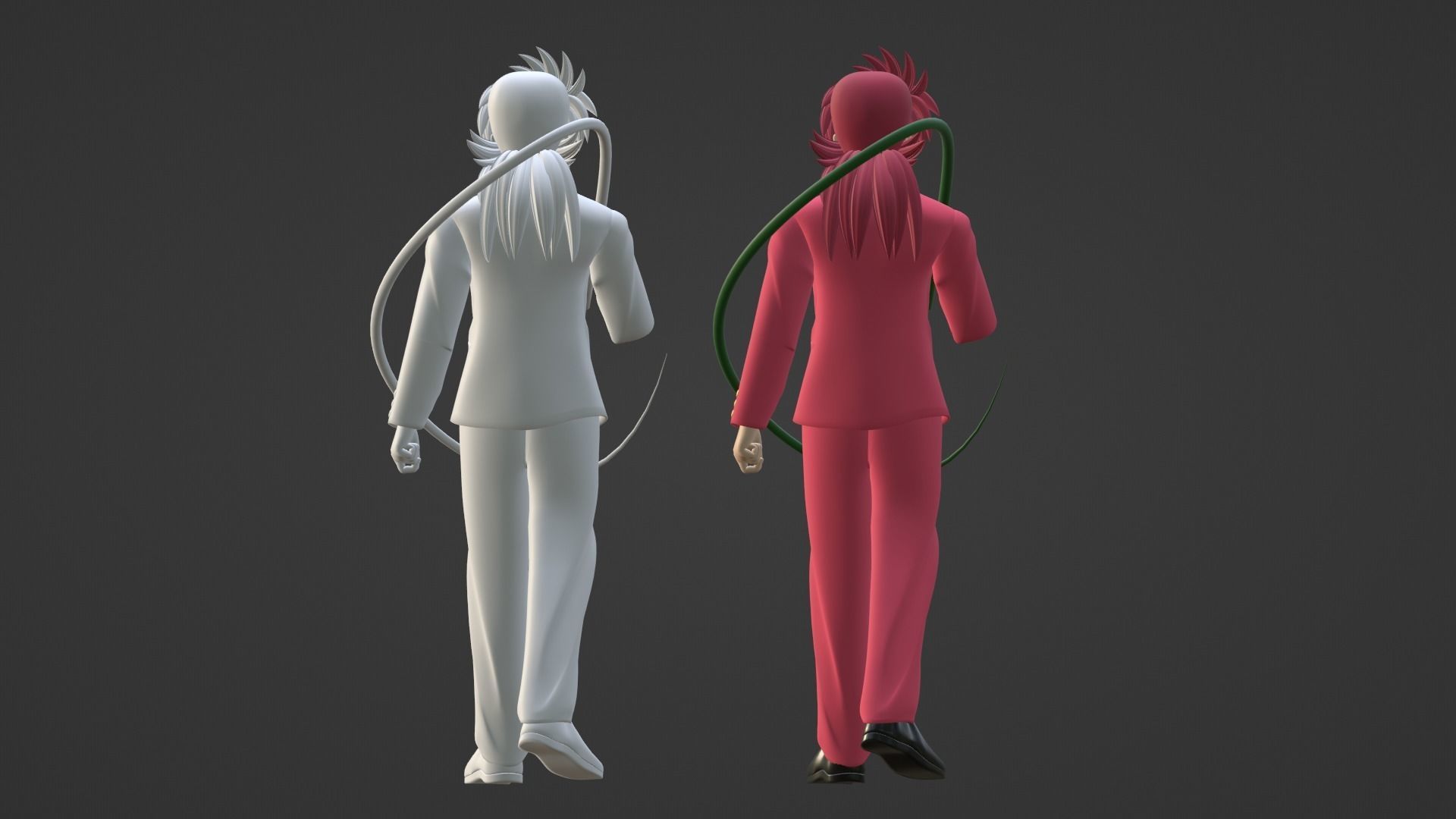 Kurama - YuYu Hakusho 3D model_17