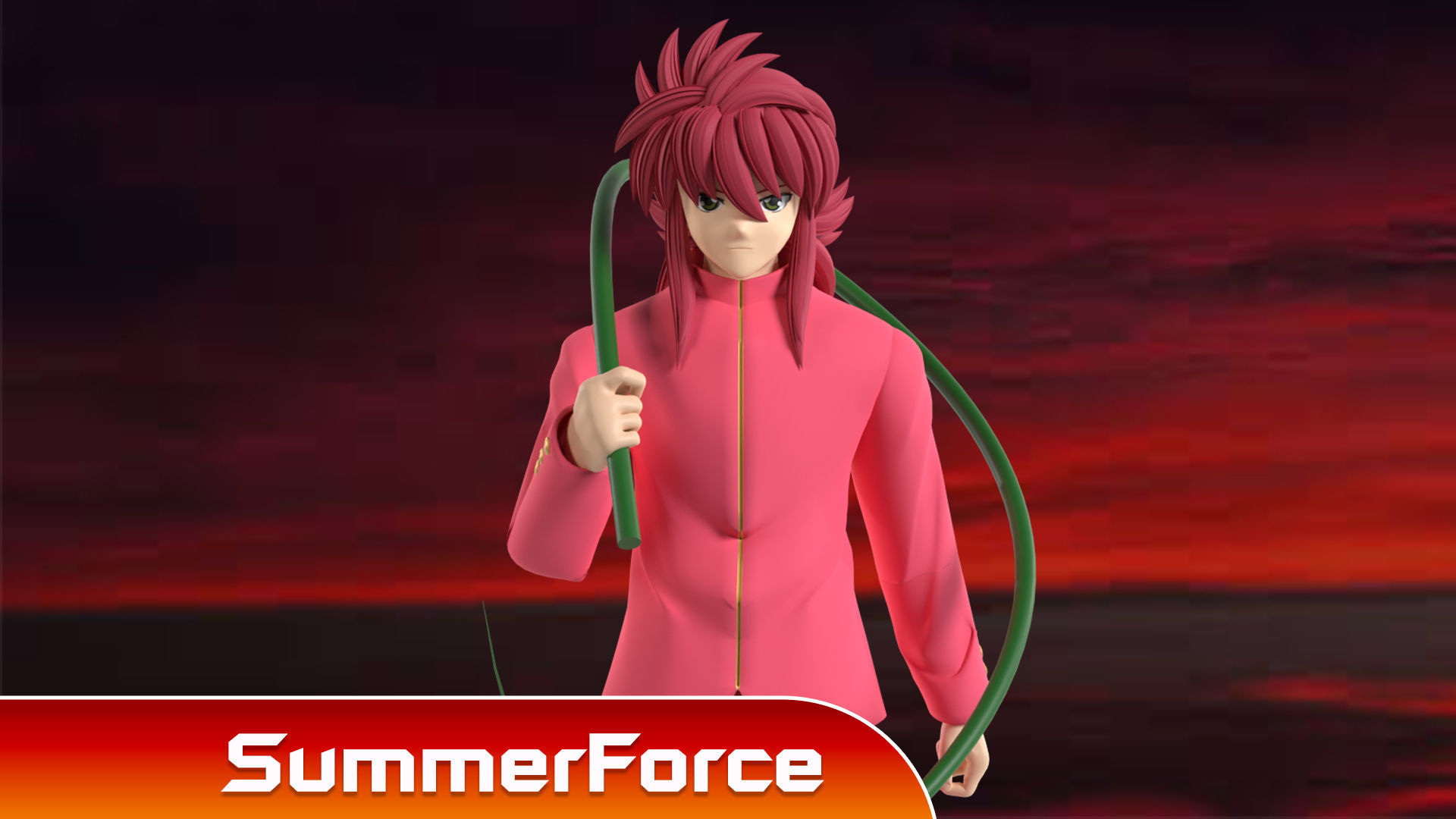 Kurama - YuYu Hakusho 3D model_1