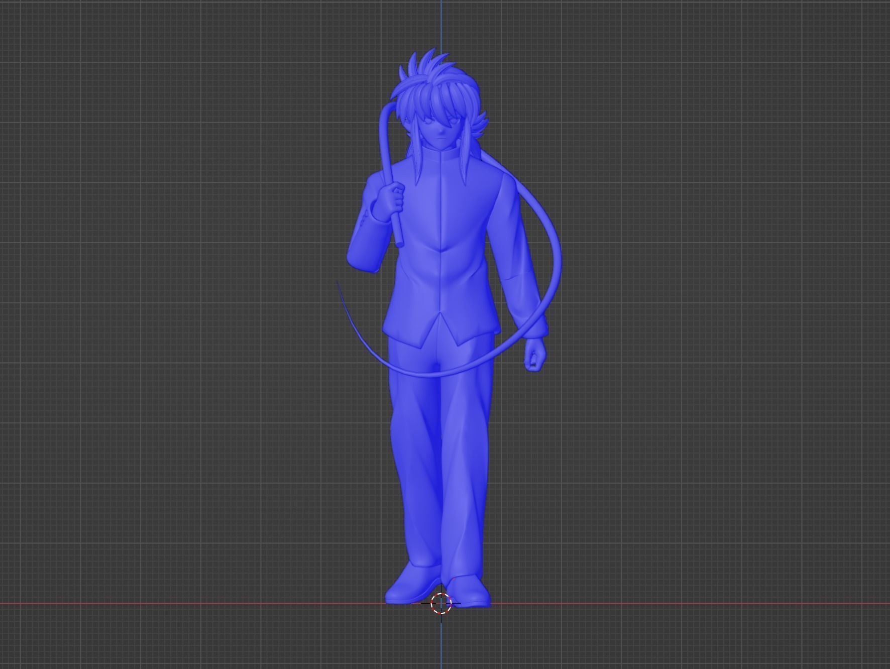 Kurama - YuYu Hakusho 3D model_15