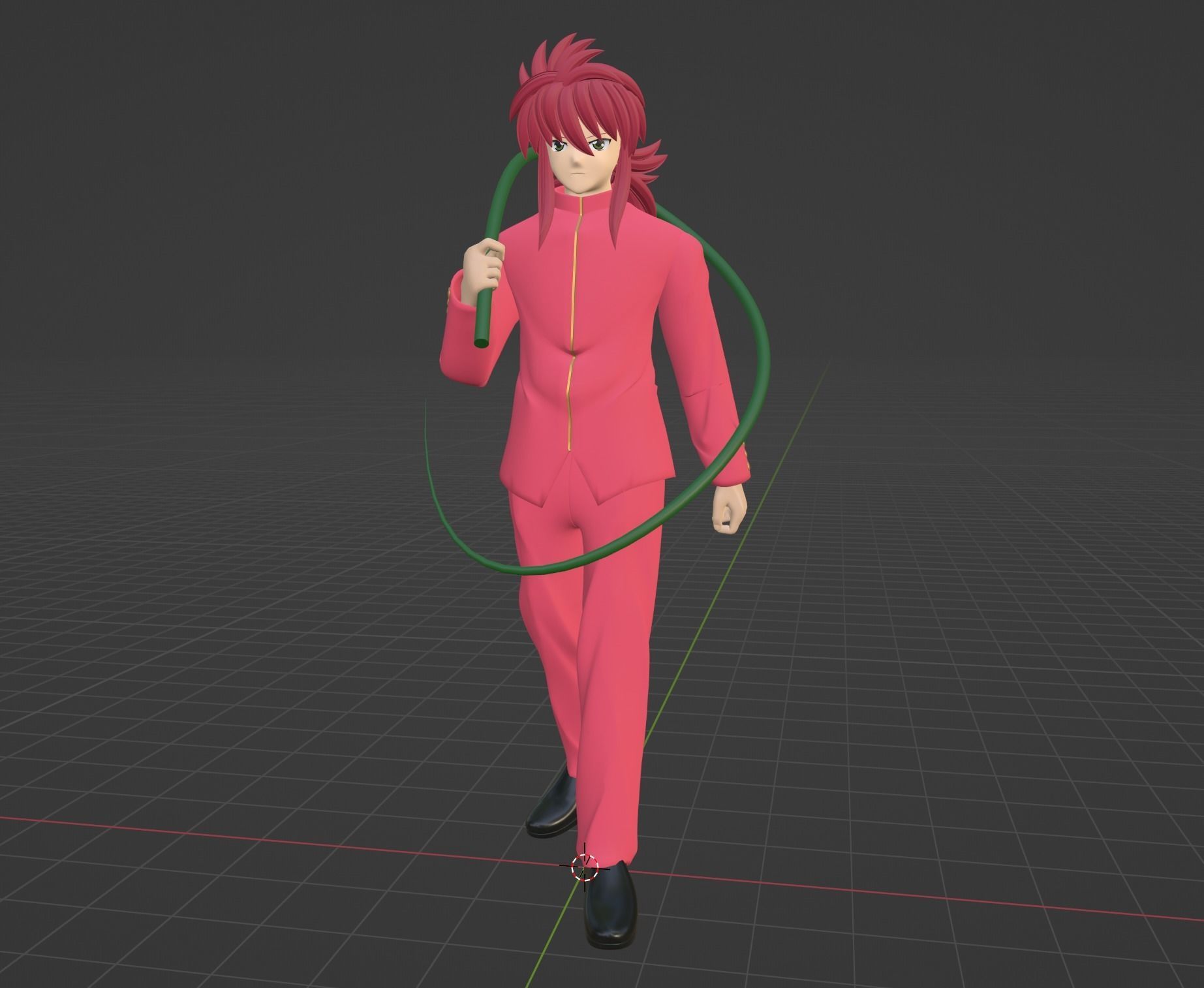 Kurama - YuYu Hakusho 3D model_5