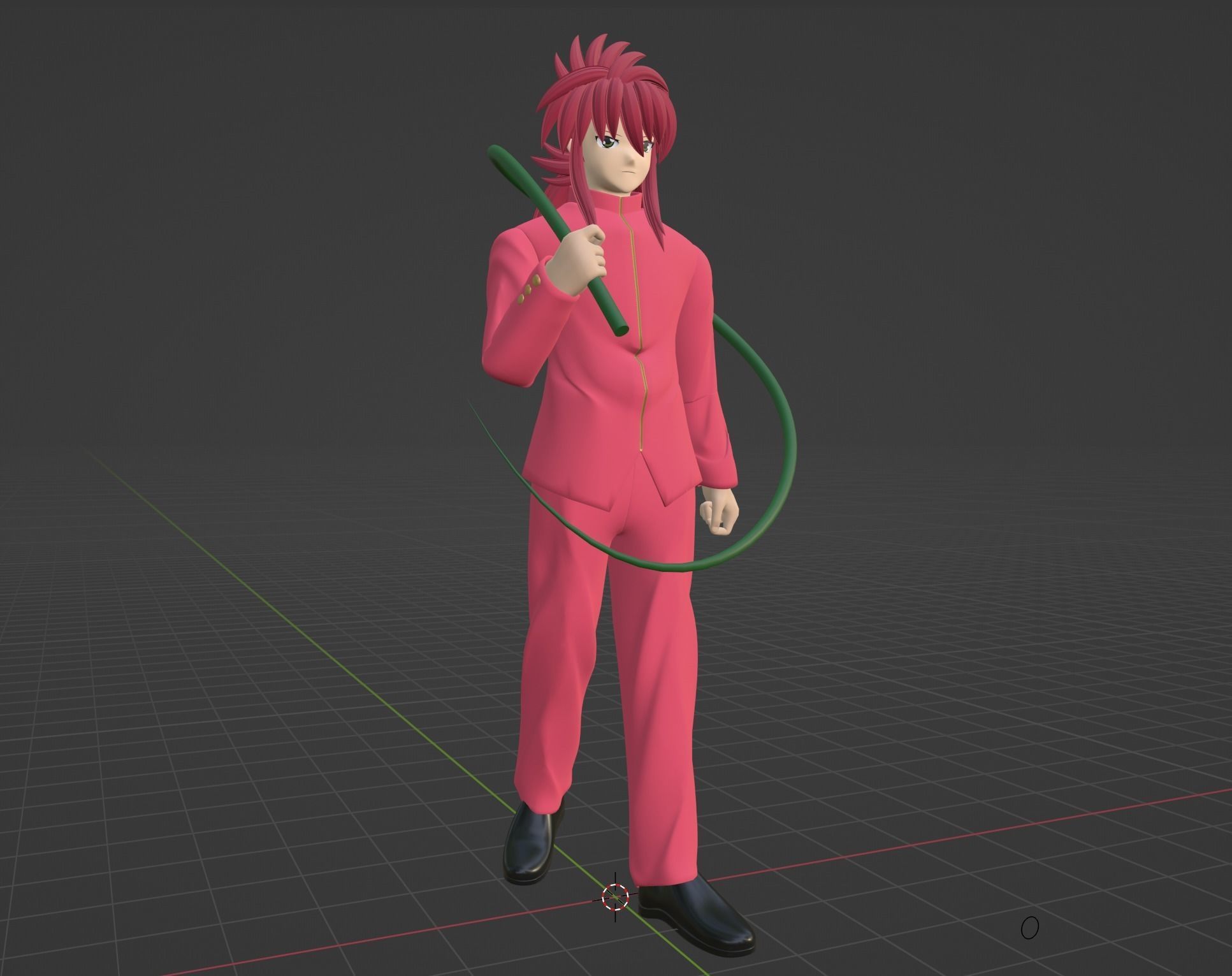 Kurama - YuYu Hakusho 3D model_8
