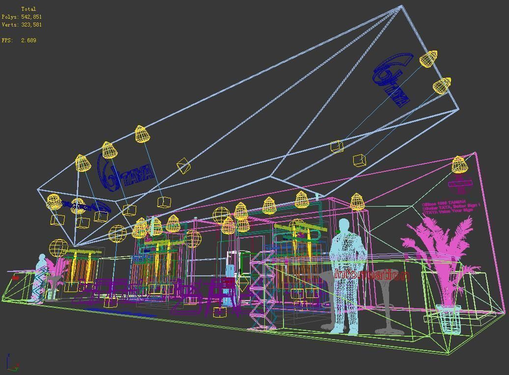Showroom - Area - 15X6-3DMAX2009-032 3D model_5
