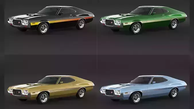 Ford Gran Torino Sport 3D model