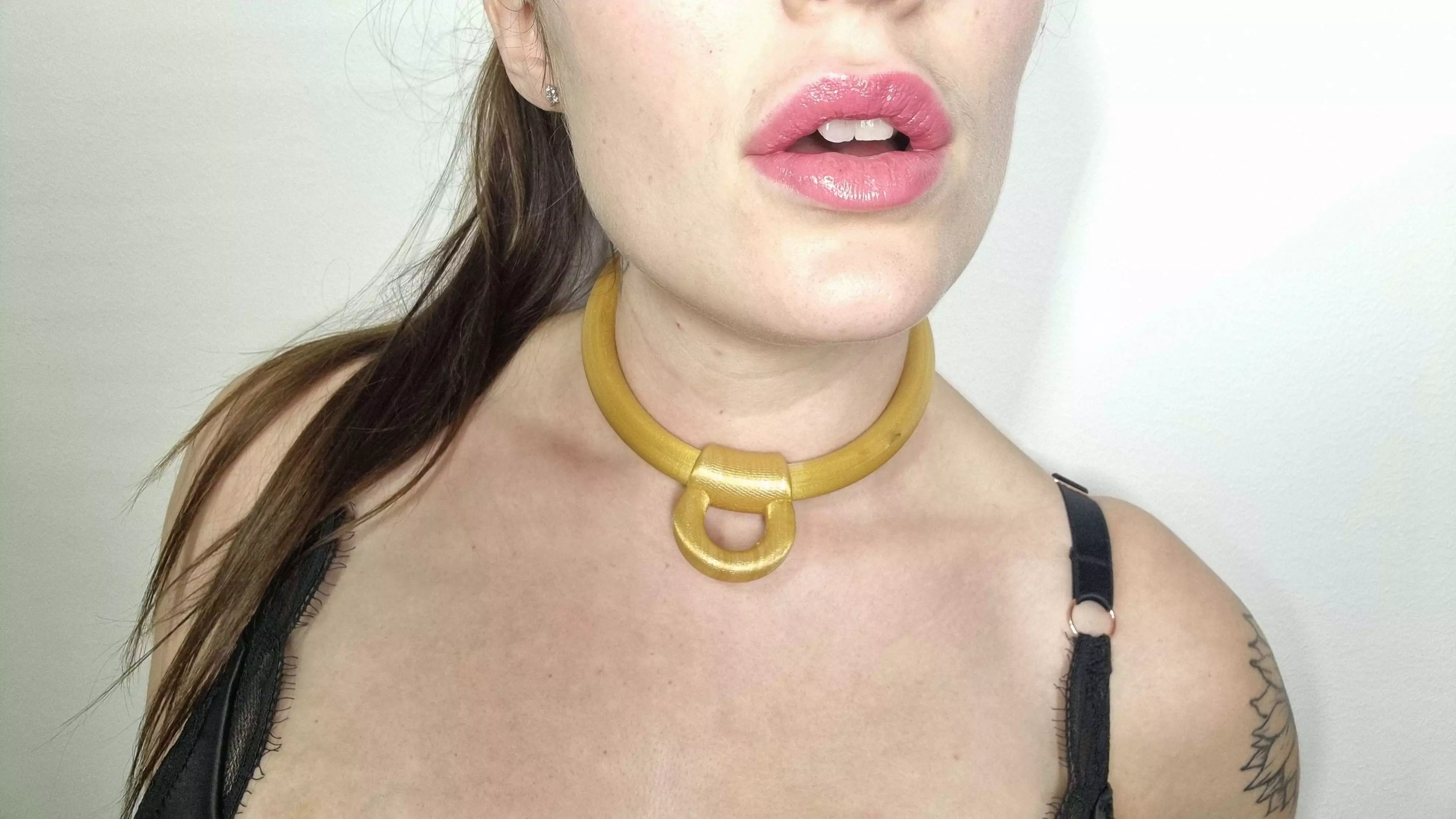 looped slave collar 3D print model