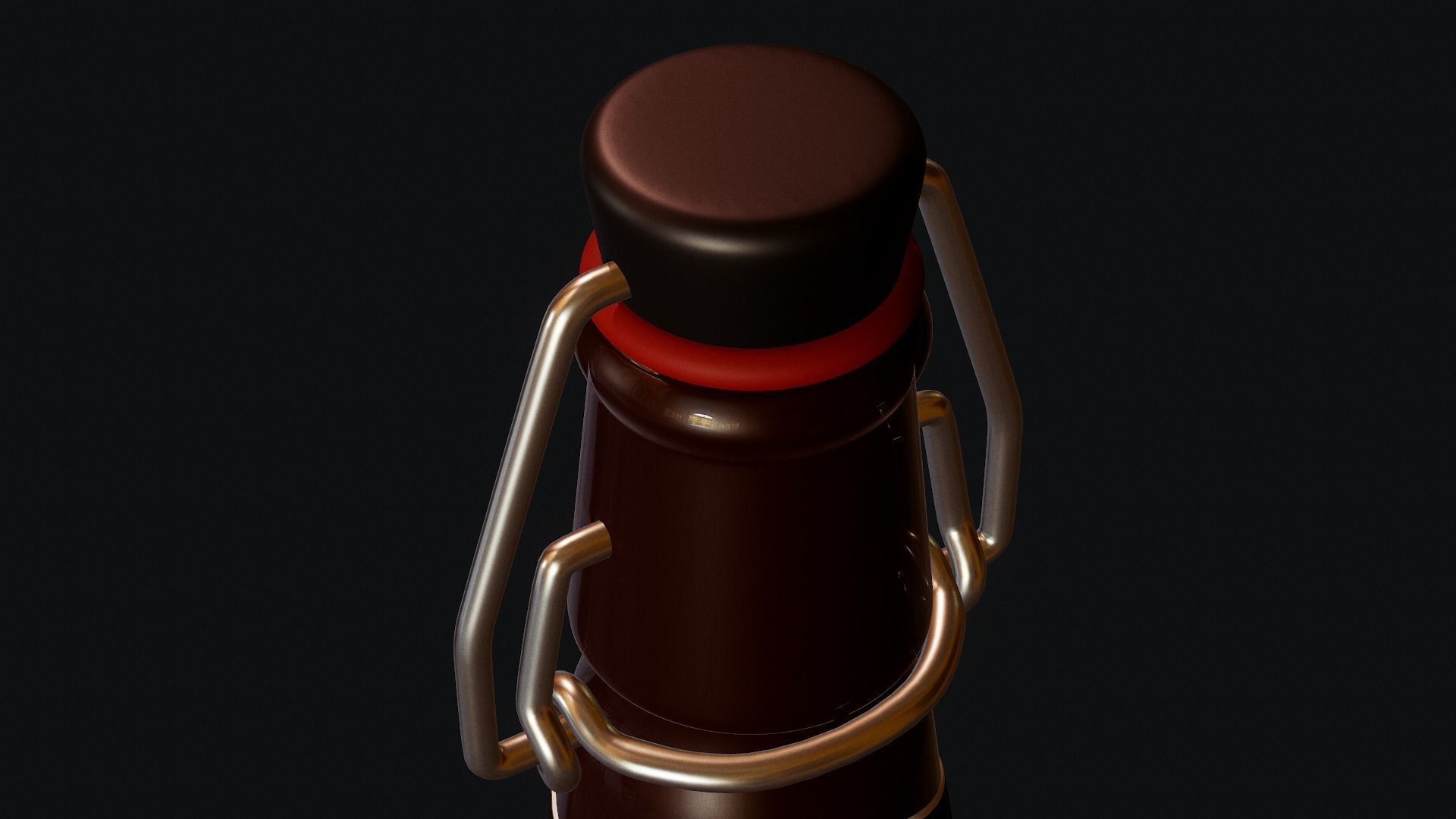 Beer Bottle - Tutorial Included 3D model_13