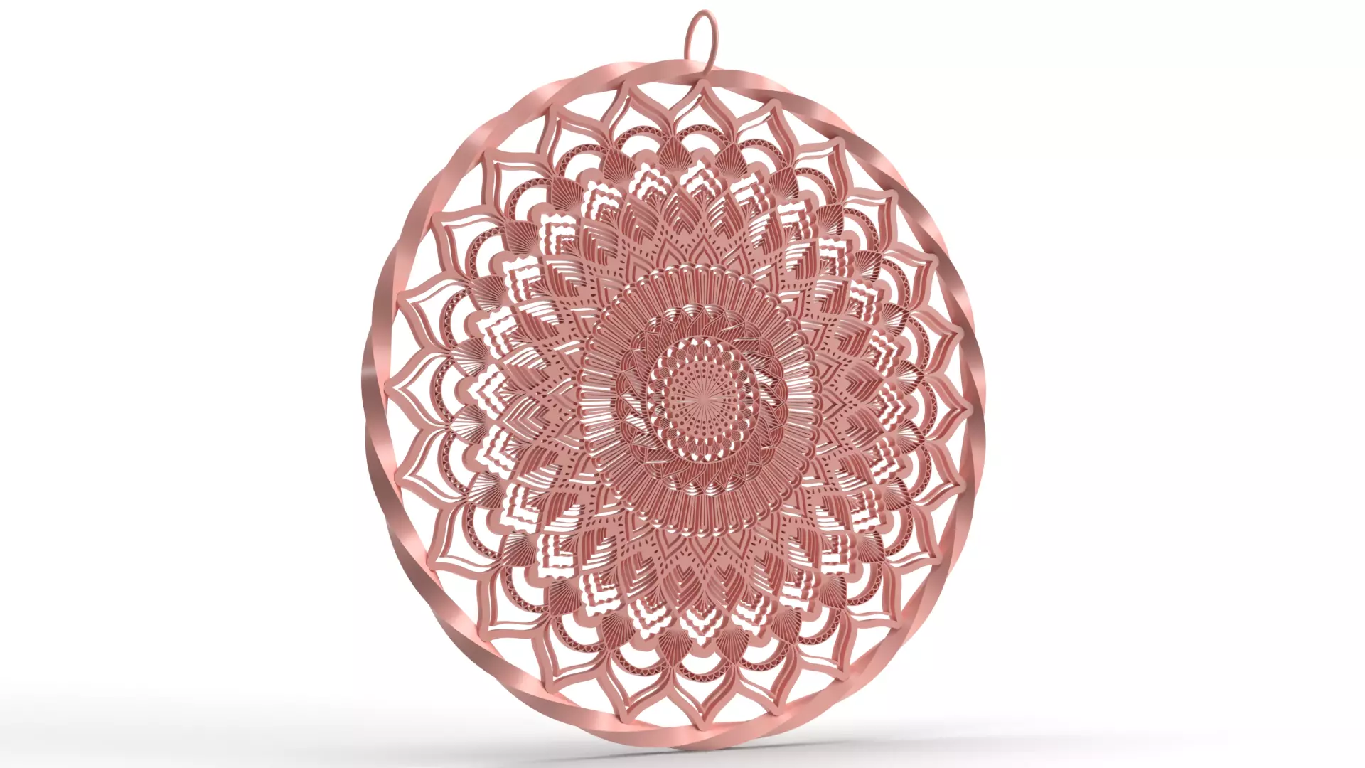 Mandala Ornament Pendant 3D print model