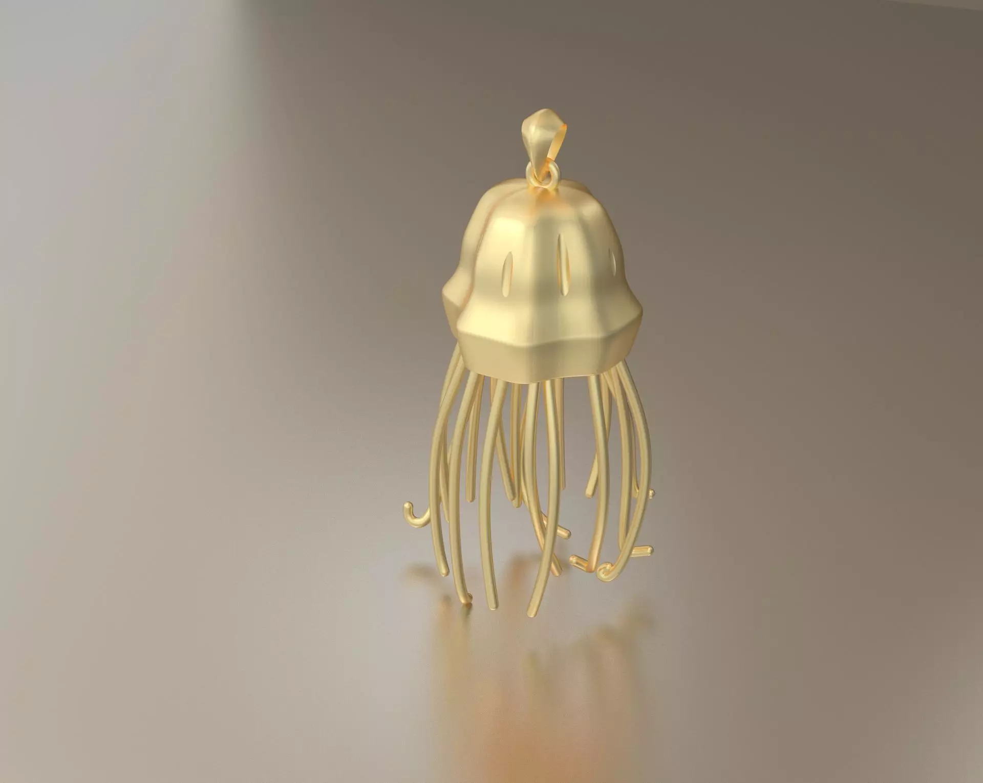 Jellyfish Pendant design 3D print model