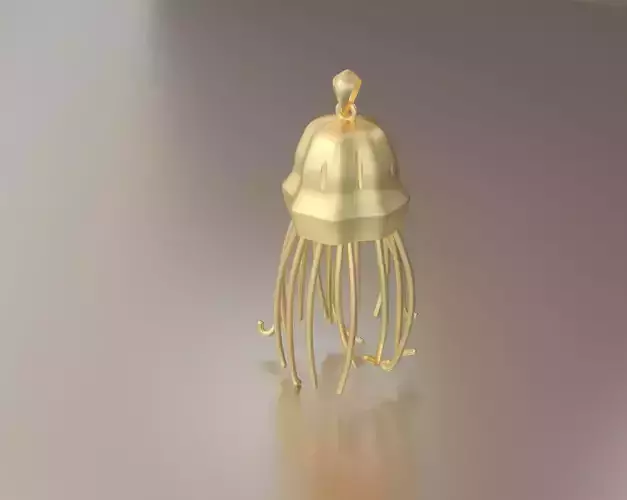 Jellyfish Pendant design 3D print model