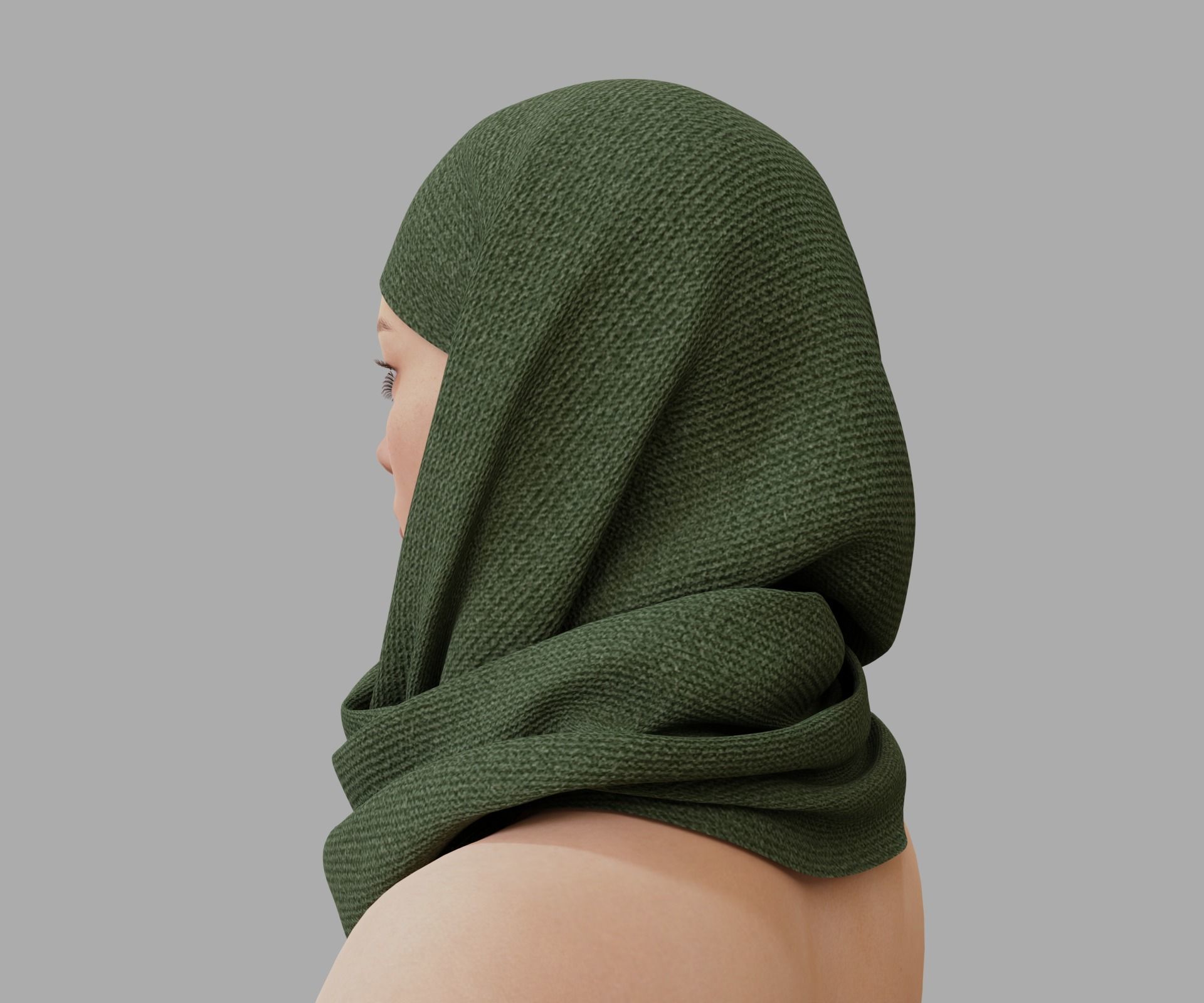 Shawl 3D model_12