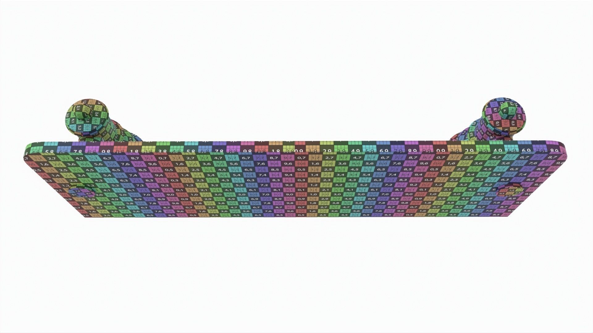 Bathroom Glass Shower Shelf 3D model_8