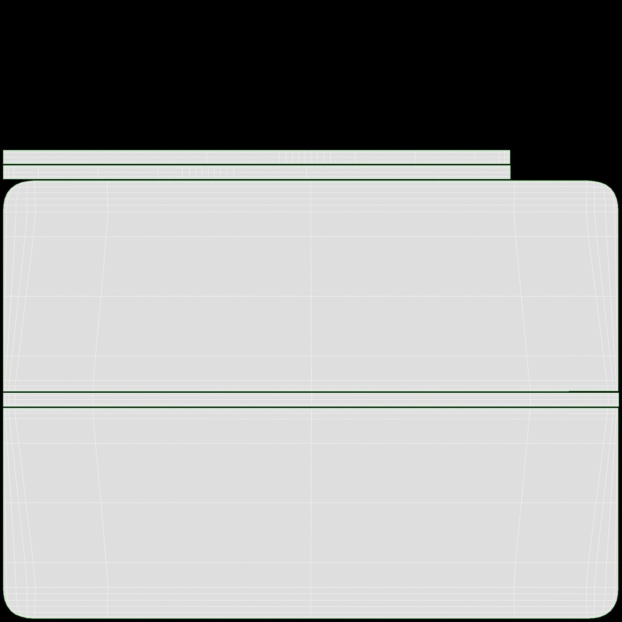 Bathroom Glass Shower Shelf 3D model_10