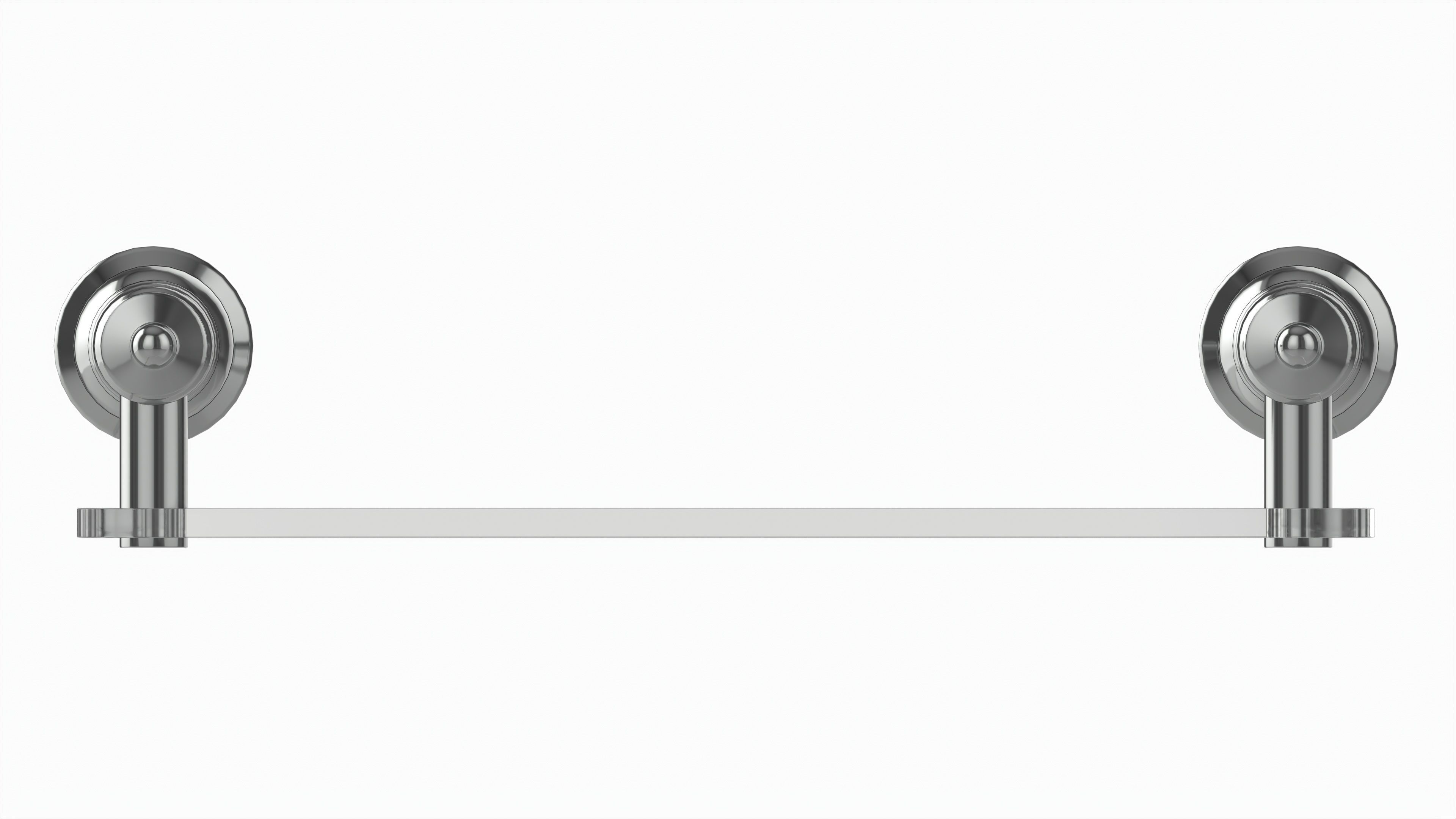 Bathroom Glass Shower Shelf 3D model_4