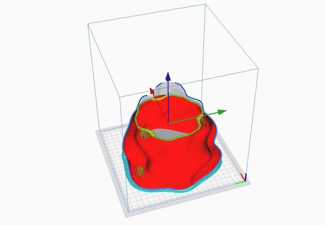 3d model wrinkled lampshade-Ready to print  3D print model_28