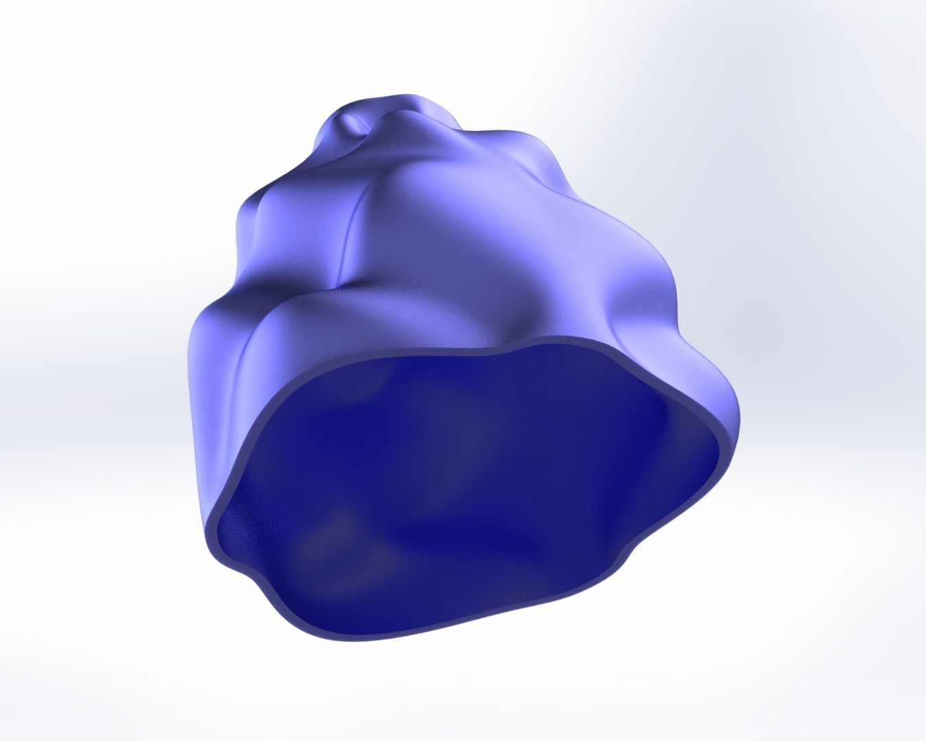 3d model wrinkled lampshade-Ready to print  3D print model_18