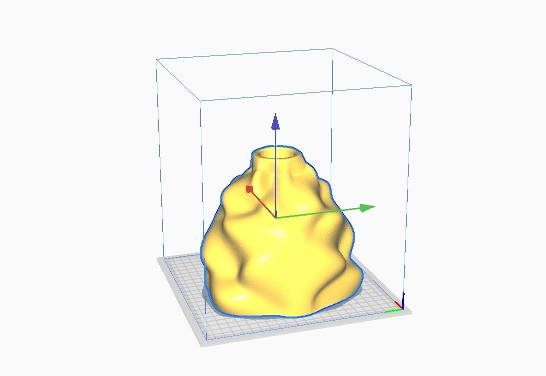 3d model wrinkled lampshade-Ready to print  3D print model_27