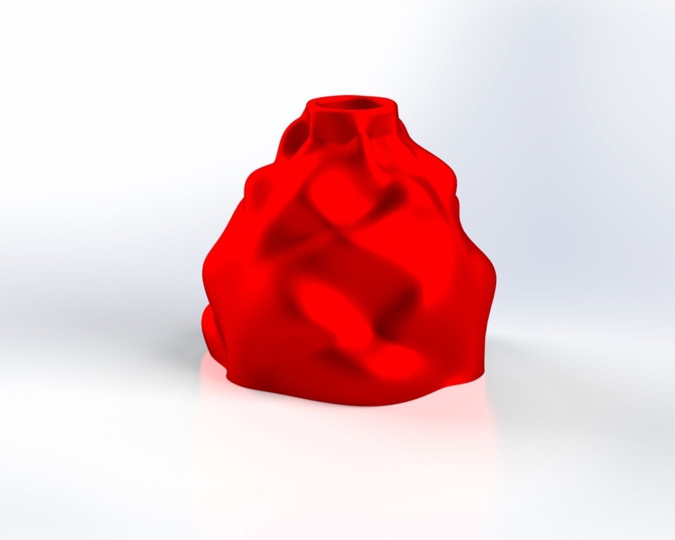 3d model wrinkled lampshade-Ready to print  3D print model_16