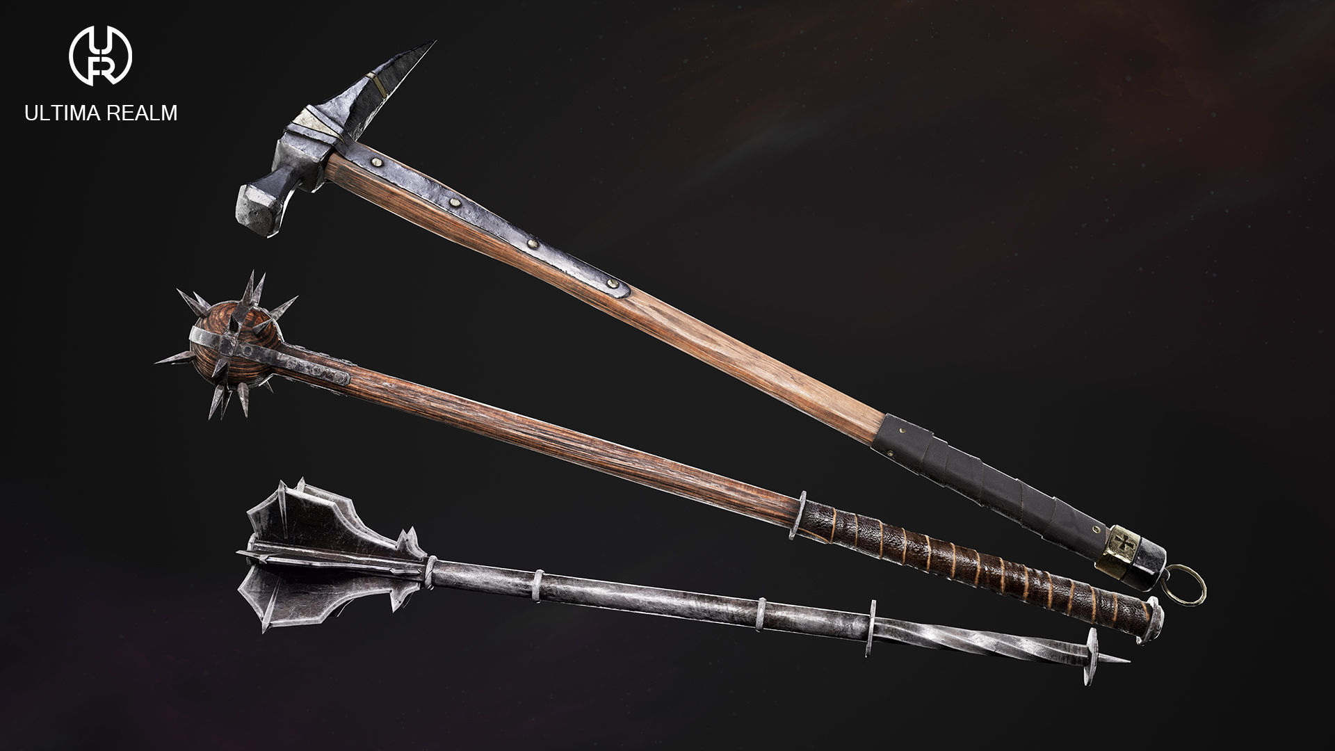 Medieval Weapon Pack 3D Model Collection_28