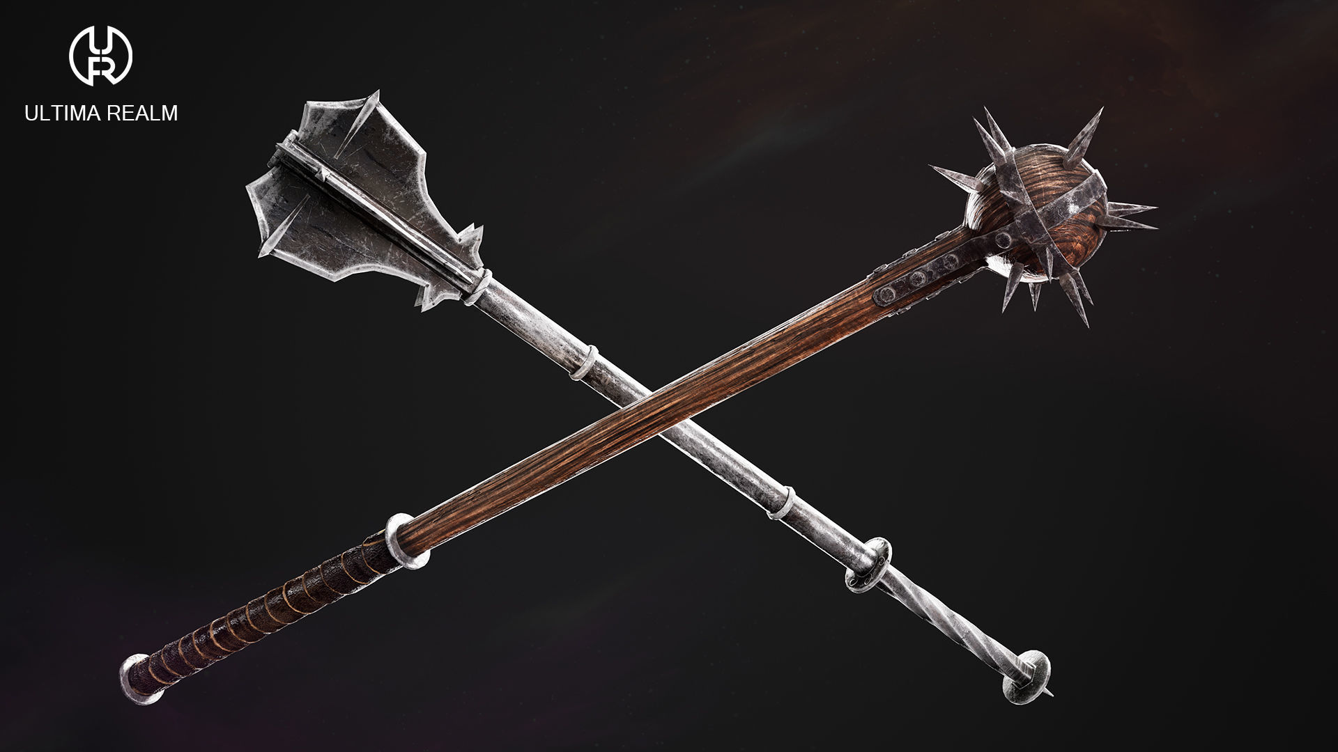 Medieval Weapon Pack 3D Model Collection_16