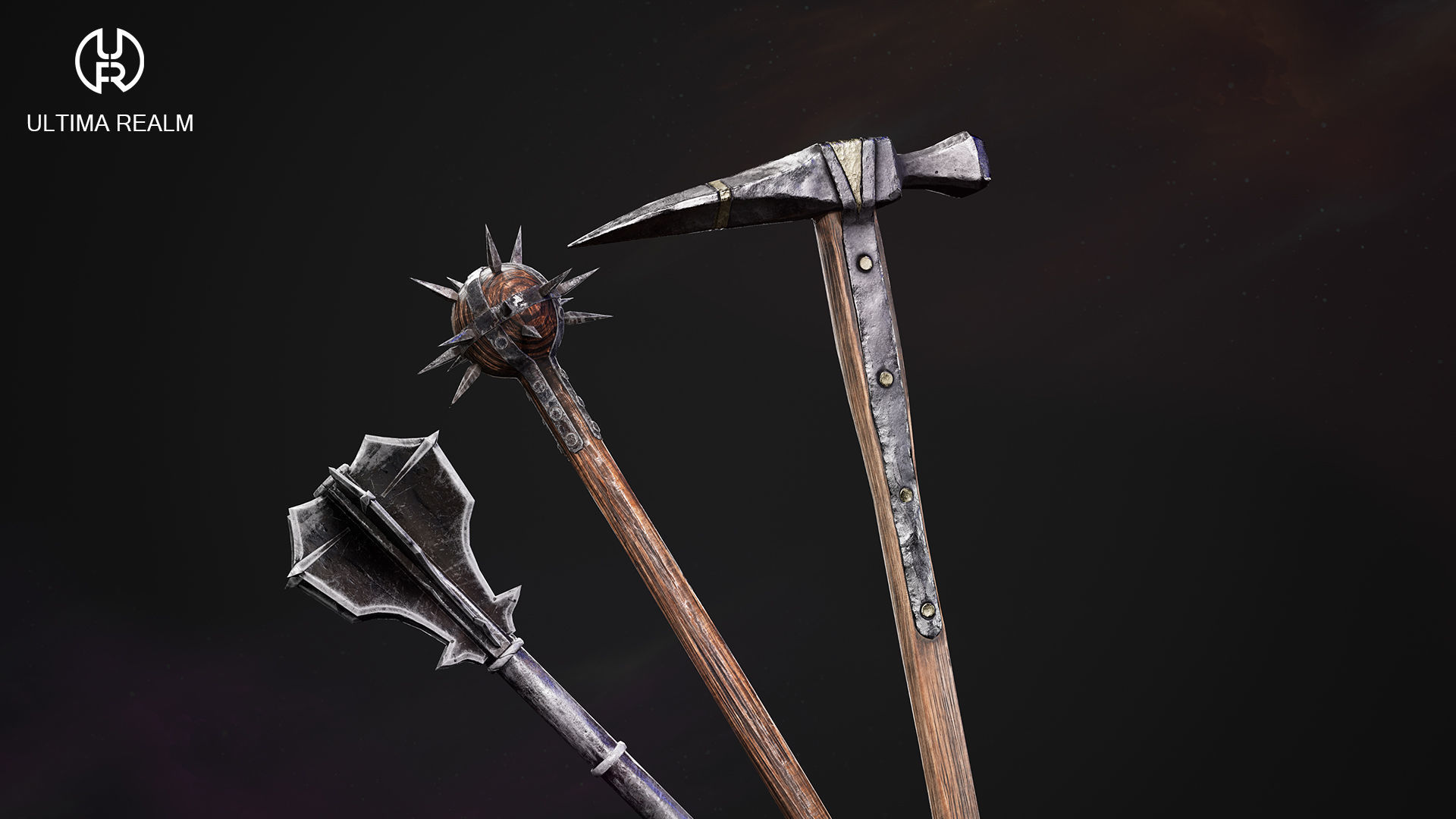 Medieval Weapon Pack 3D Model Collection_29