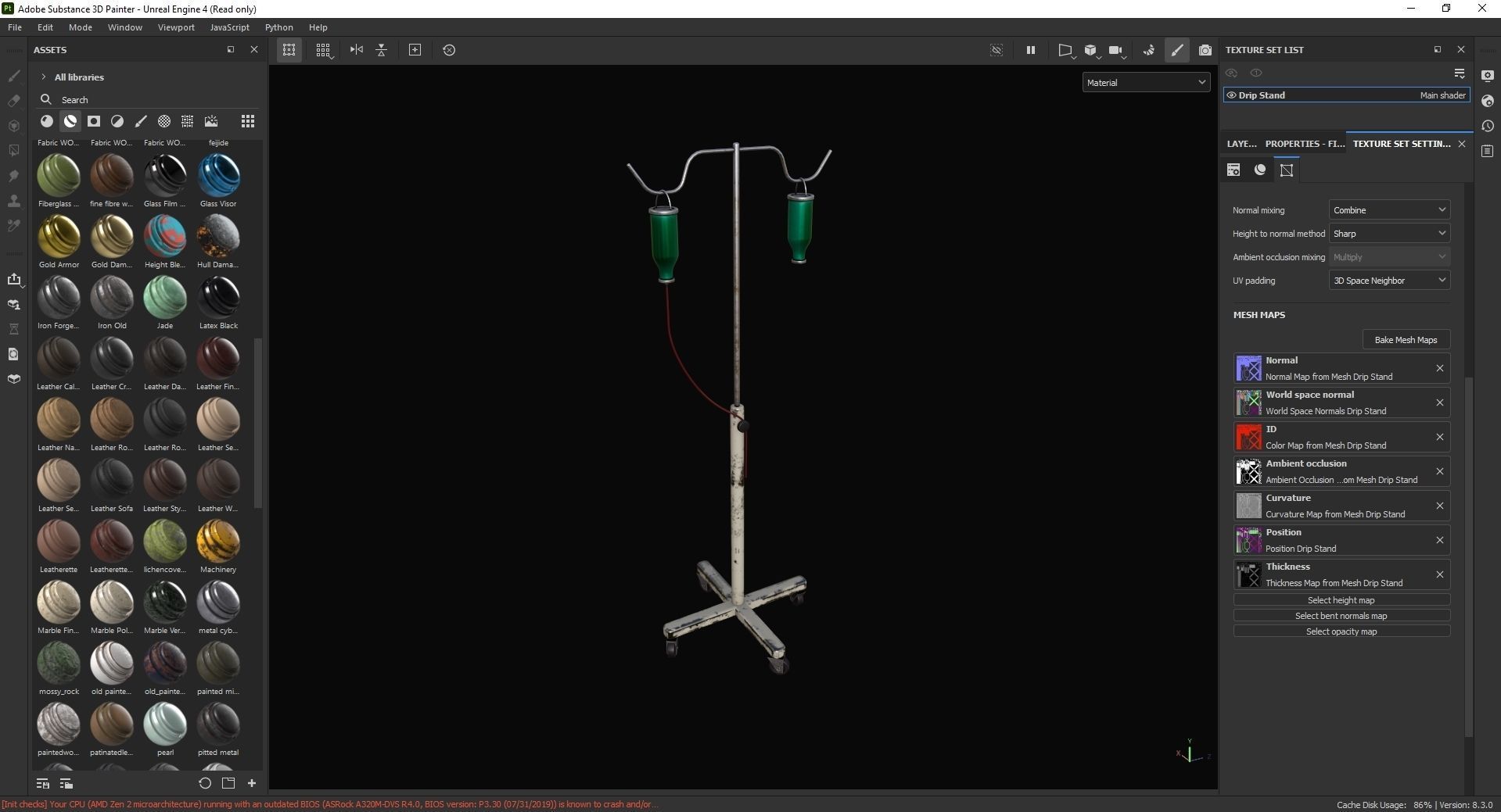 Drip Stand 3D Model Low-poly 3D model_7