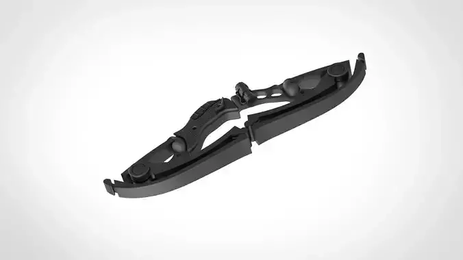Collapsible Hawkeye bow from the movie Avengers 2012 3D print model