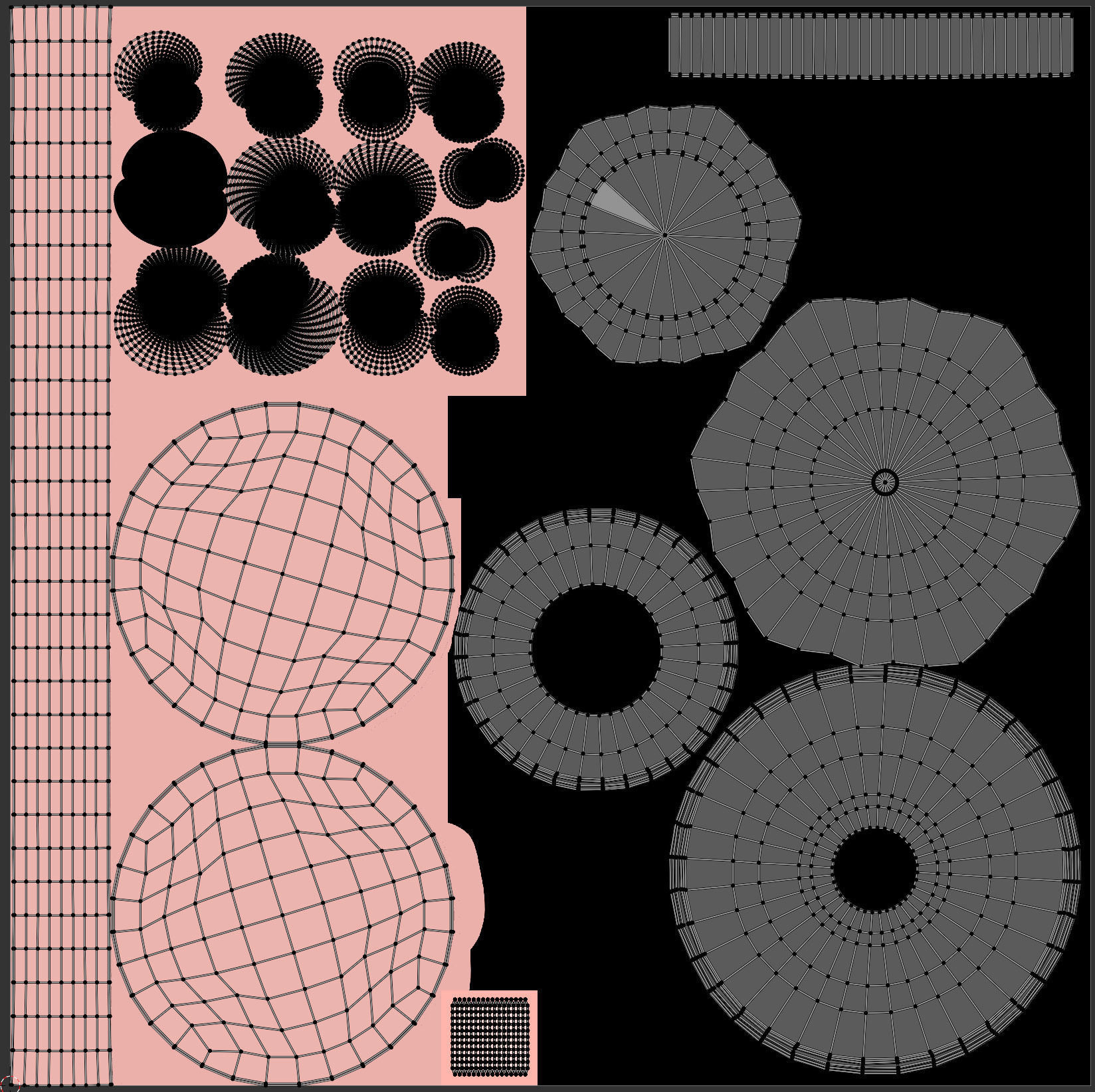 Pink Rose Mousse Cake On A Glass Tray 3D Model Low-poly 3D model_7