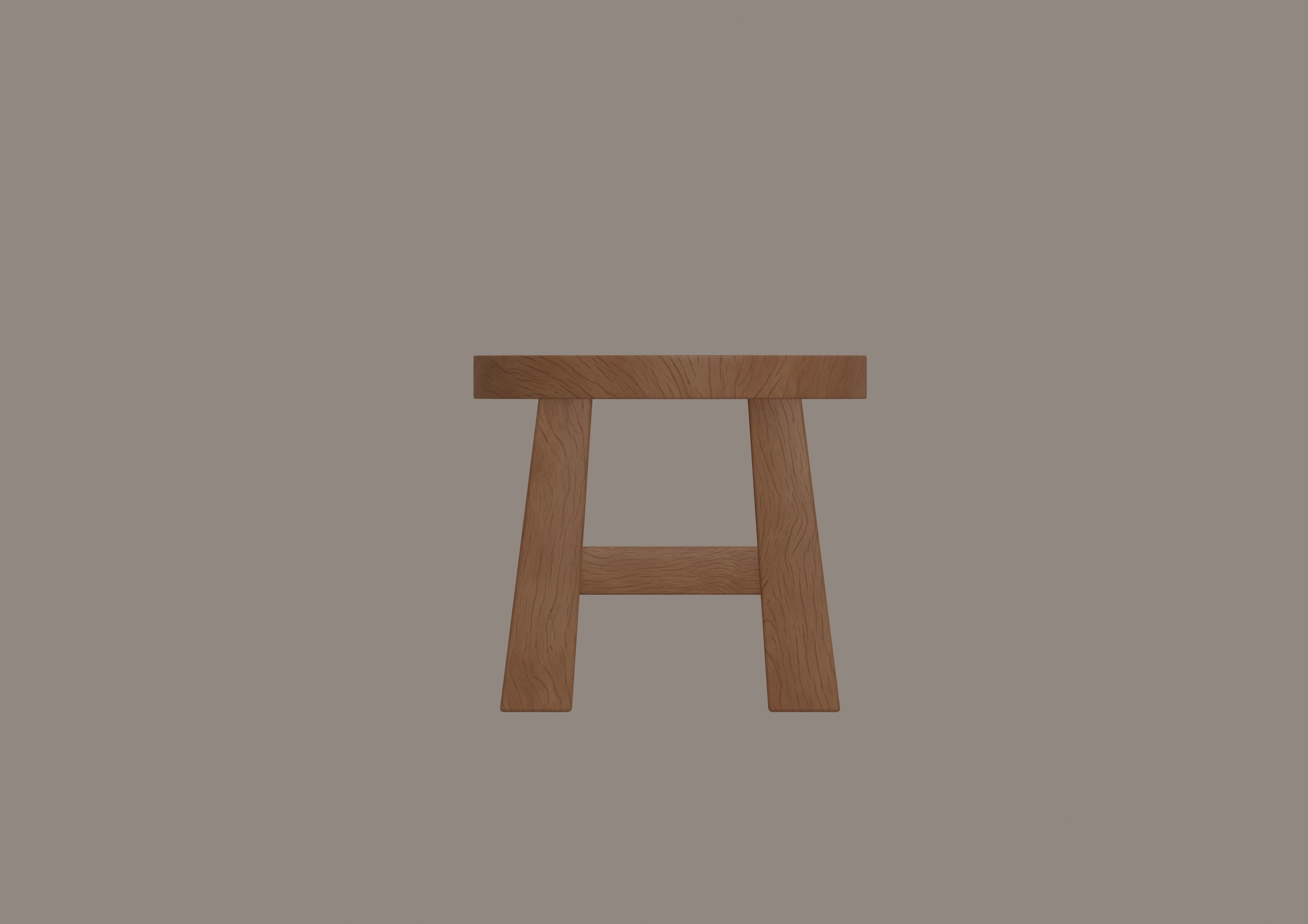 Small Stool 3D model_1