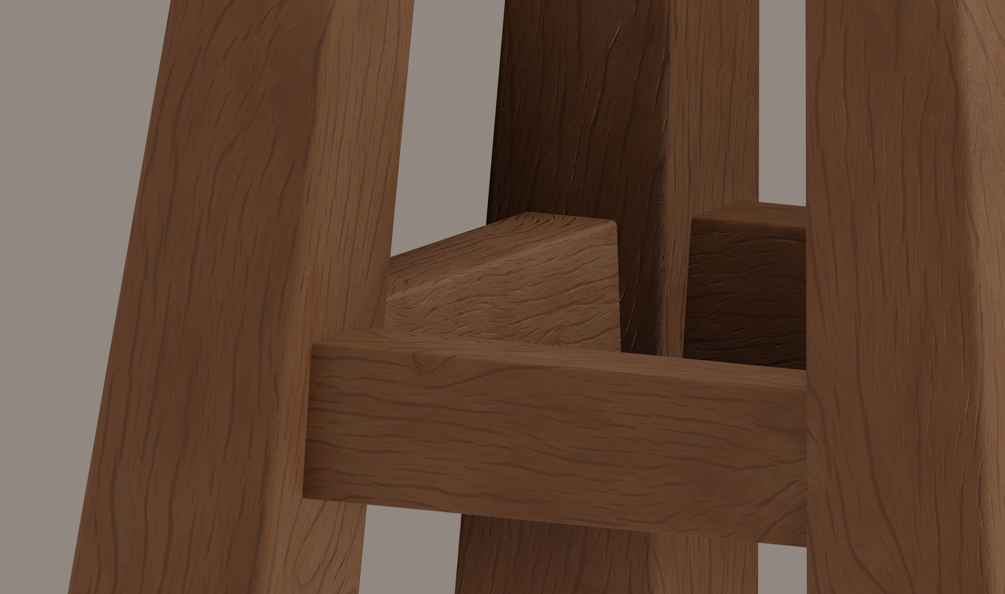 Small Stool 3D model_11