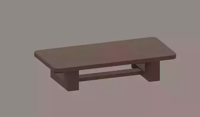 Coffee Table Low-poly 3D model