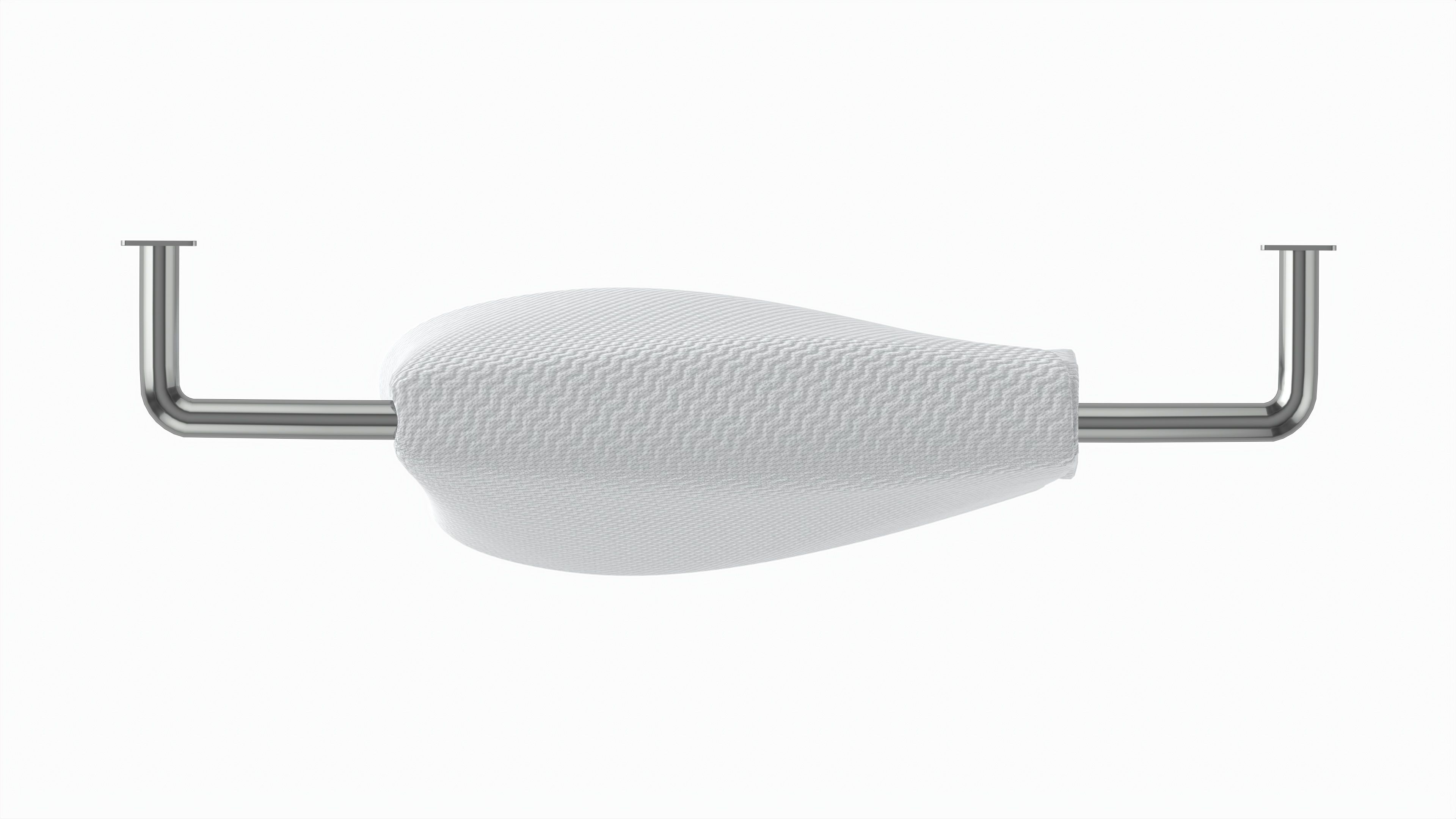 Metal Towel Rail with folded Towel 01 3D model_5