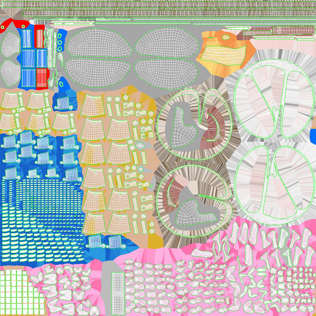 Cochlea cross section 3D model_12
