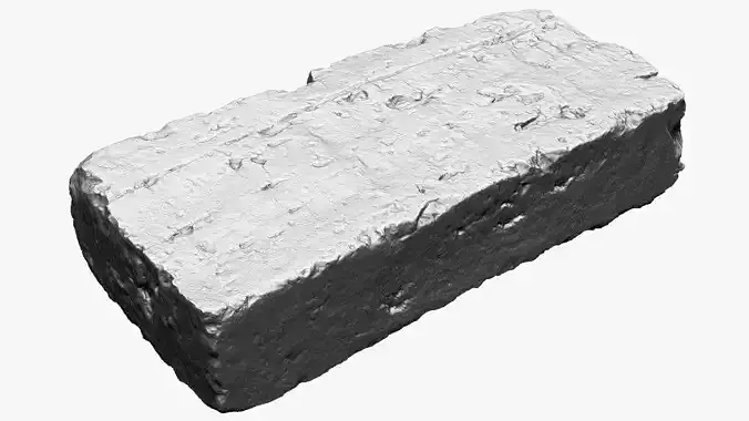 3D Brick Zbrush sculpt