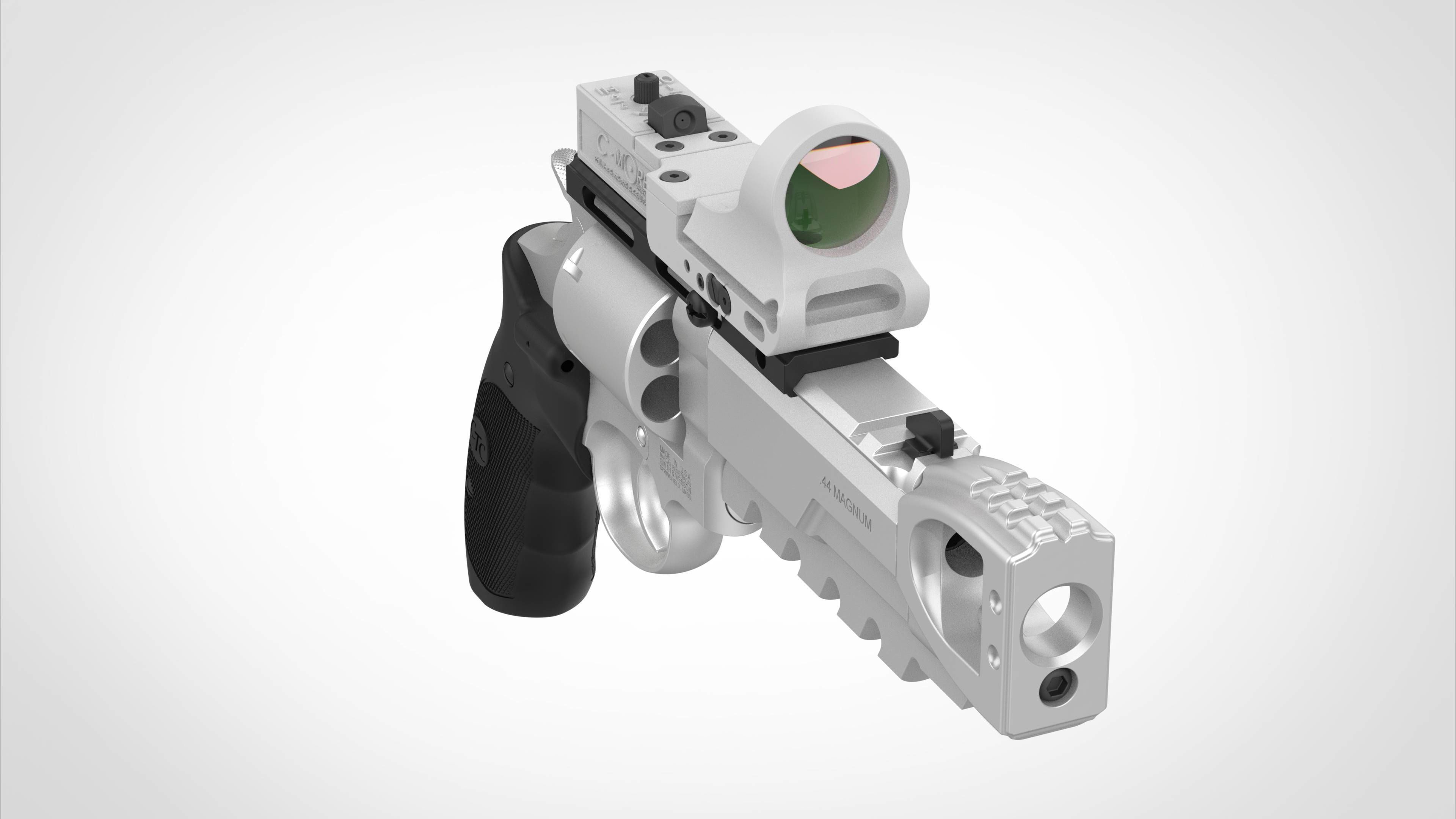 Modified Smith  Wesson 629 Perfomance from the  movie xXx 2003 3D model_20